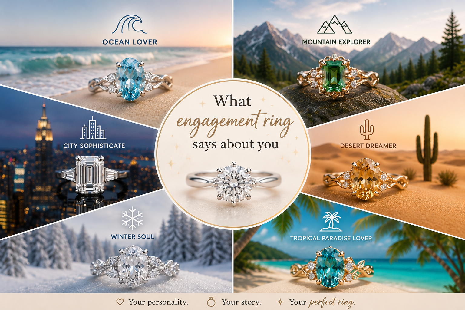 What Engagement Ring Says About You