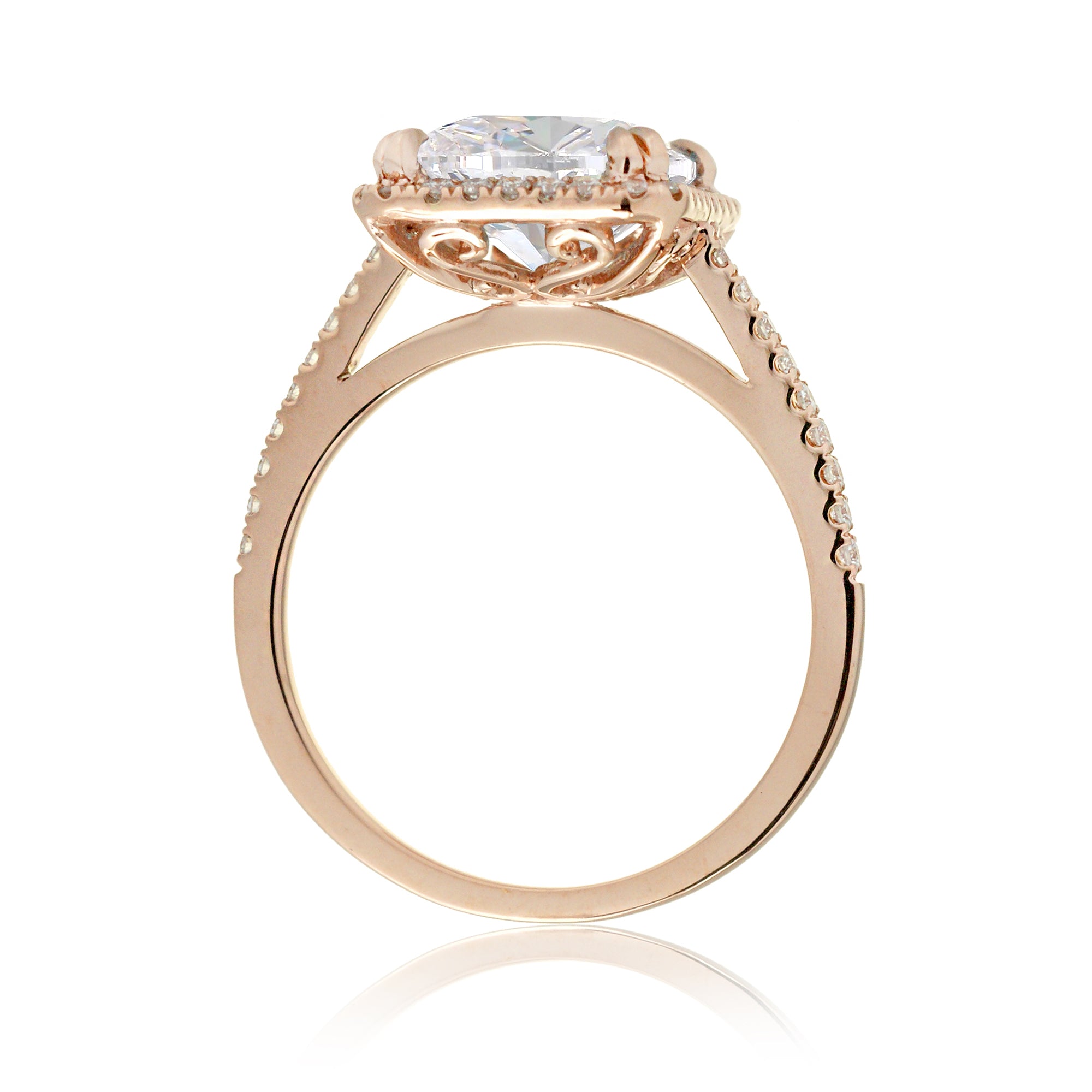 The Signature Emerald Cut Diamond Ring