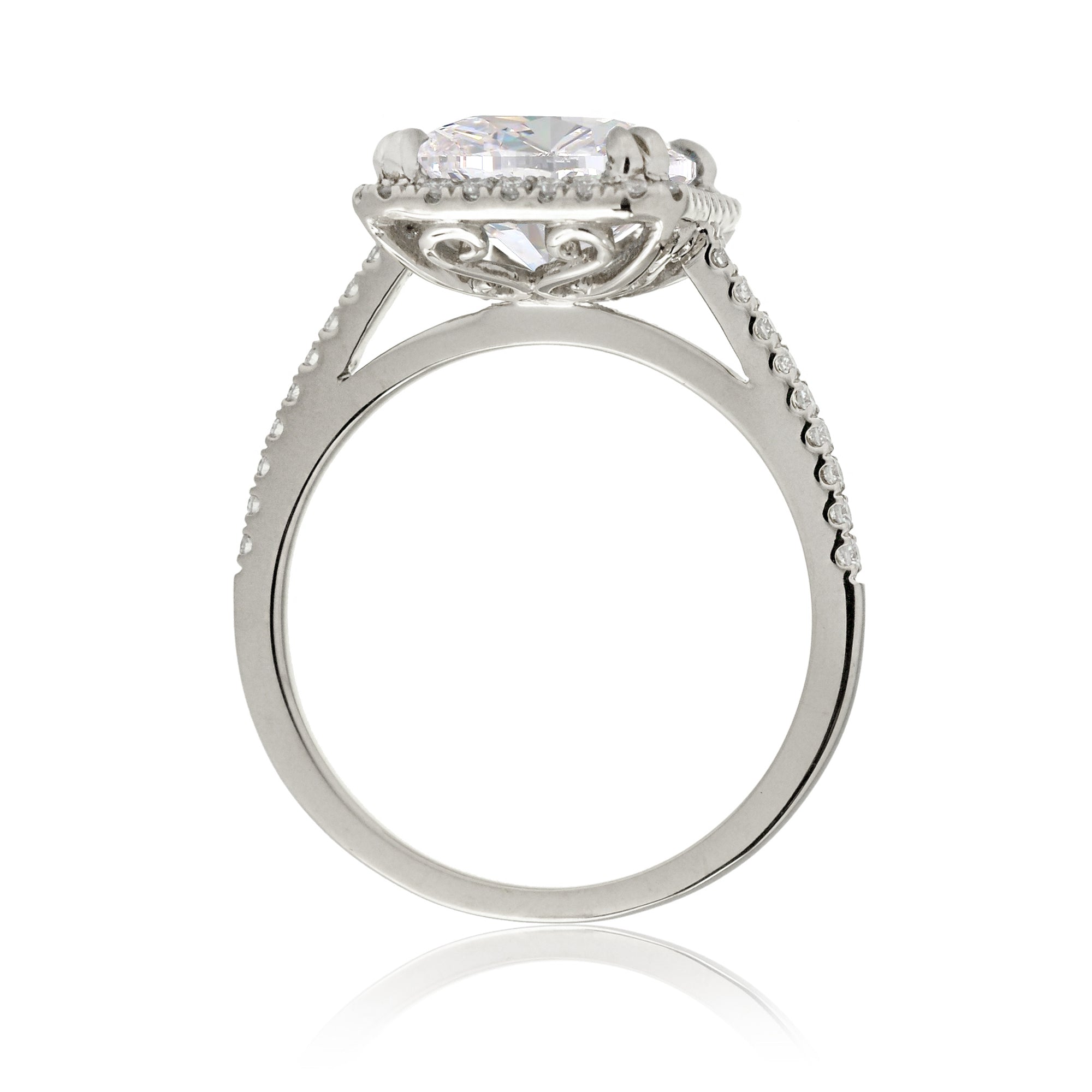 The Signature Emerald Cut Diamond Ring