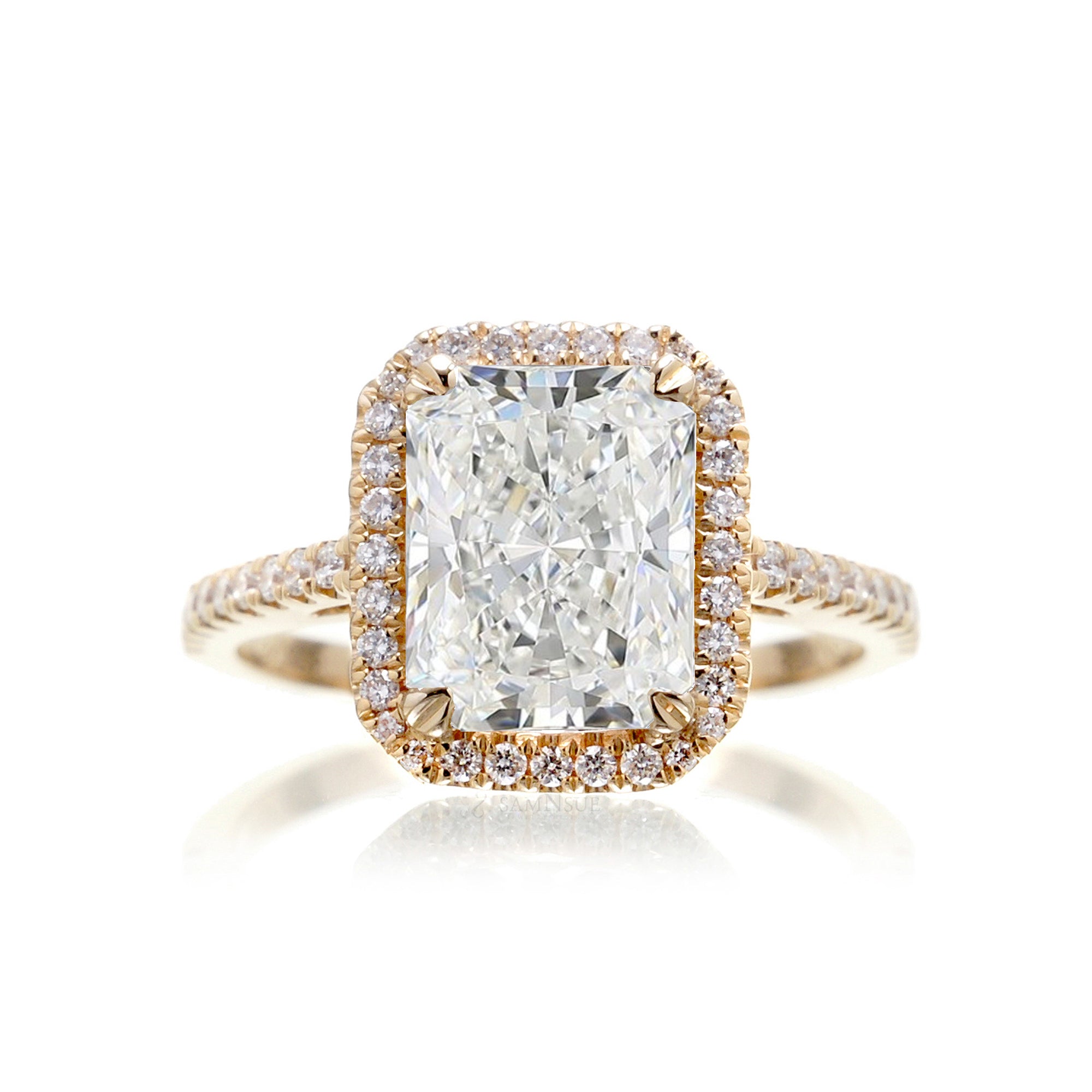 The Signature Radiant Cut Diamond Ring