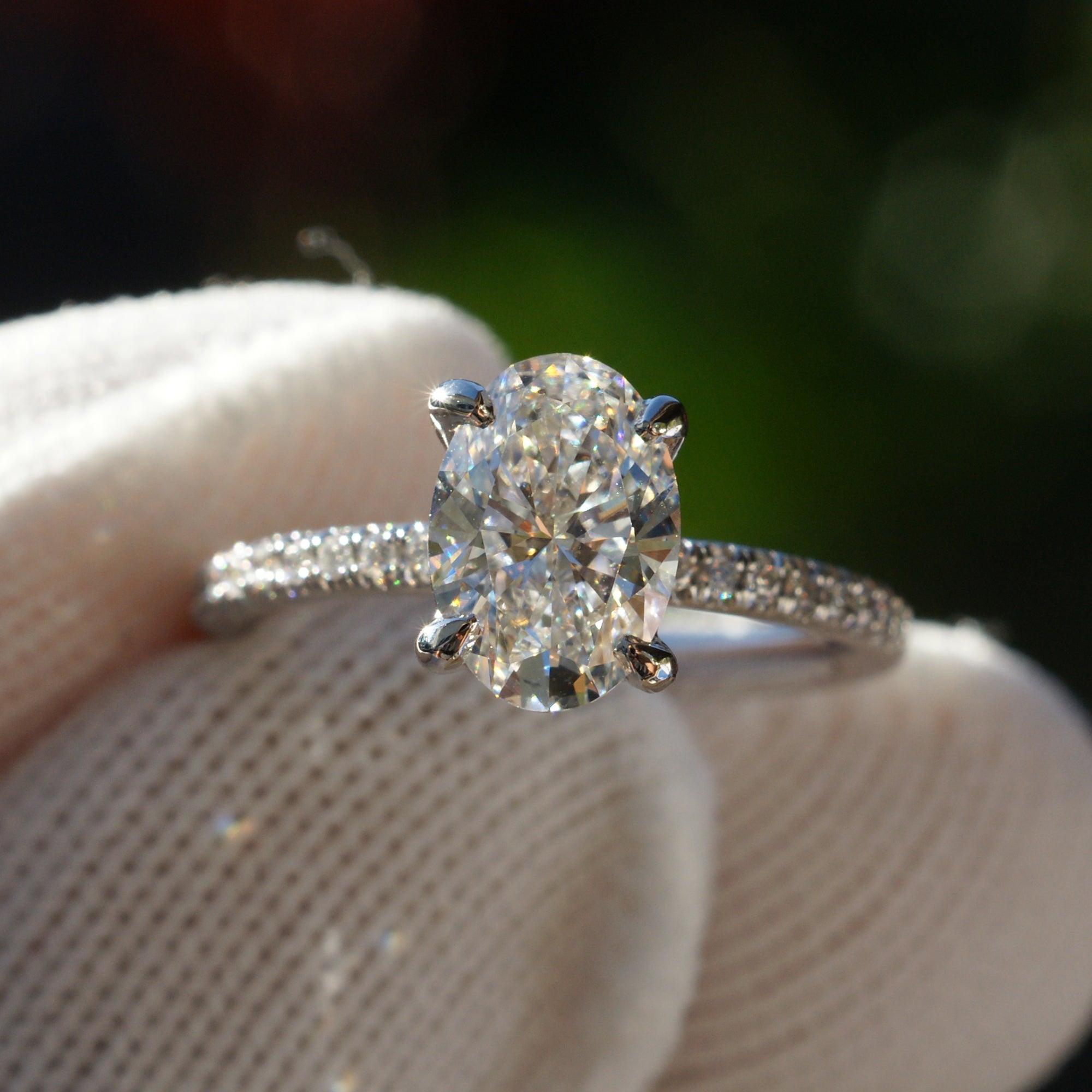 Wedding Ring Cost Of Carat Oval Diamond Solitaire Oval Diamond