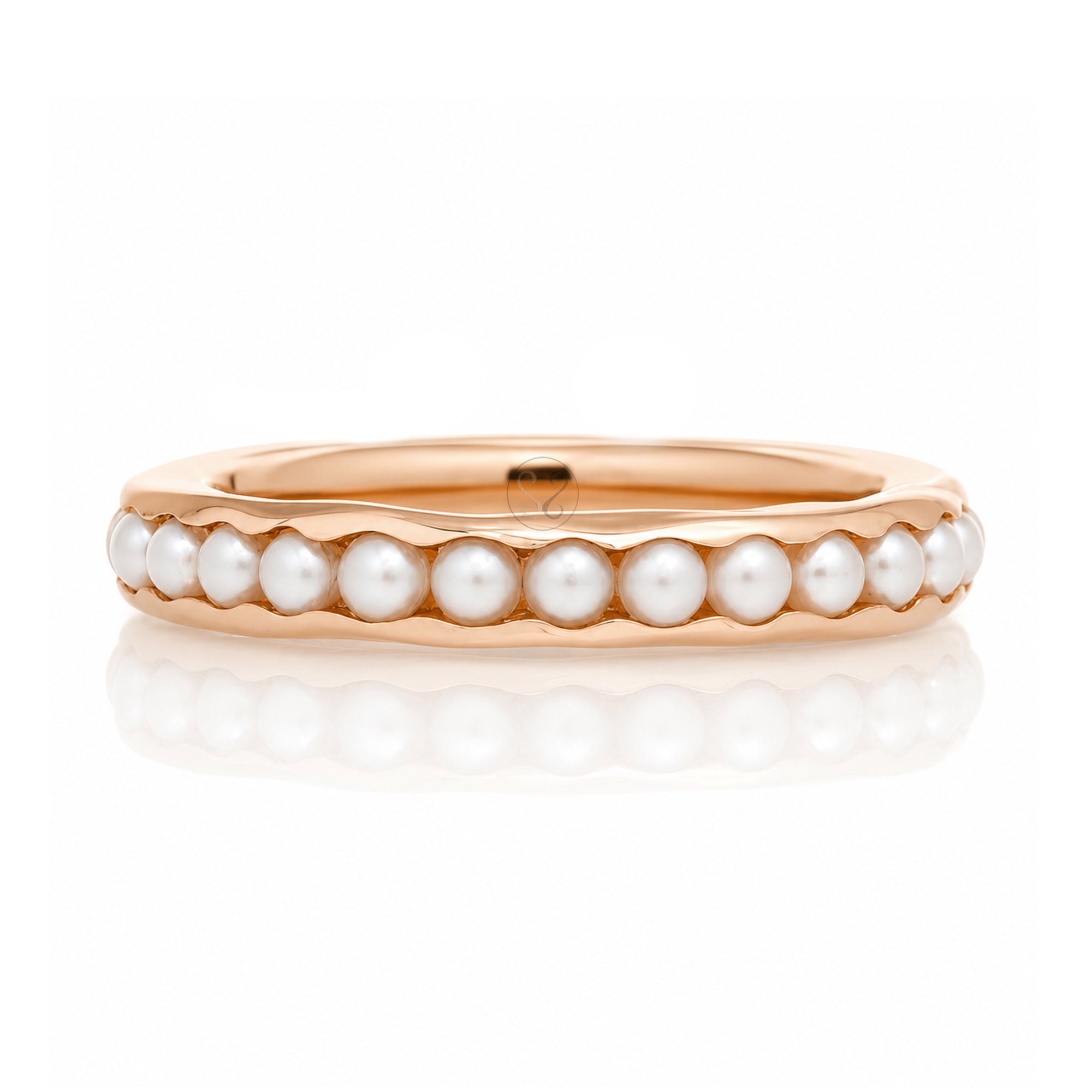 The Eternity Channel Set Pearl Band