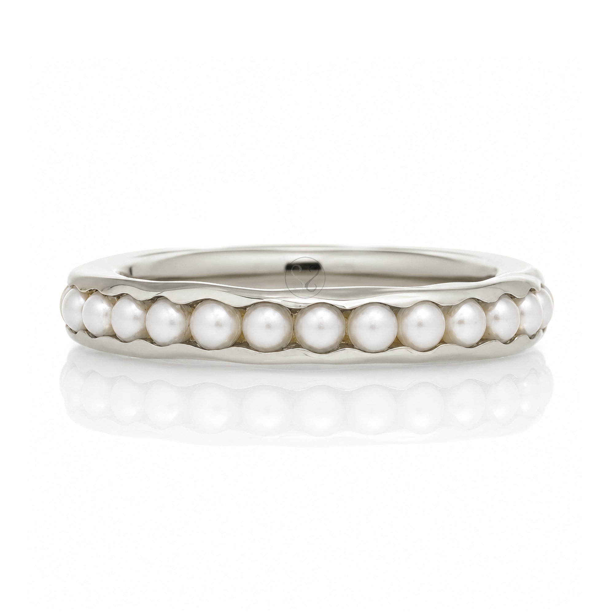 The Eternity Channel Set Pearl Band