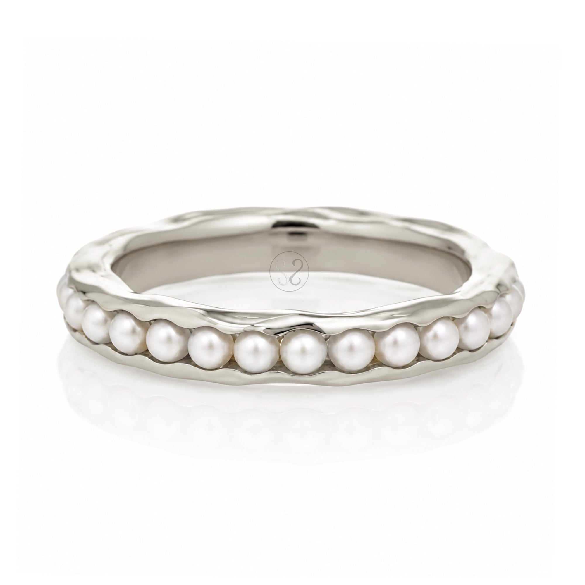 The Eternity Channel Set Pearl Band