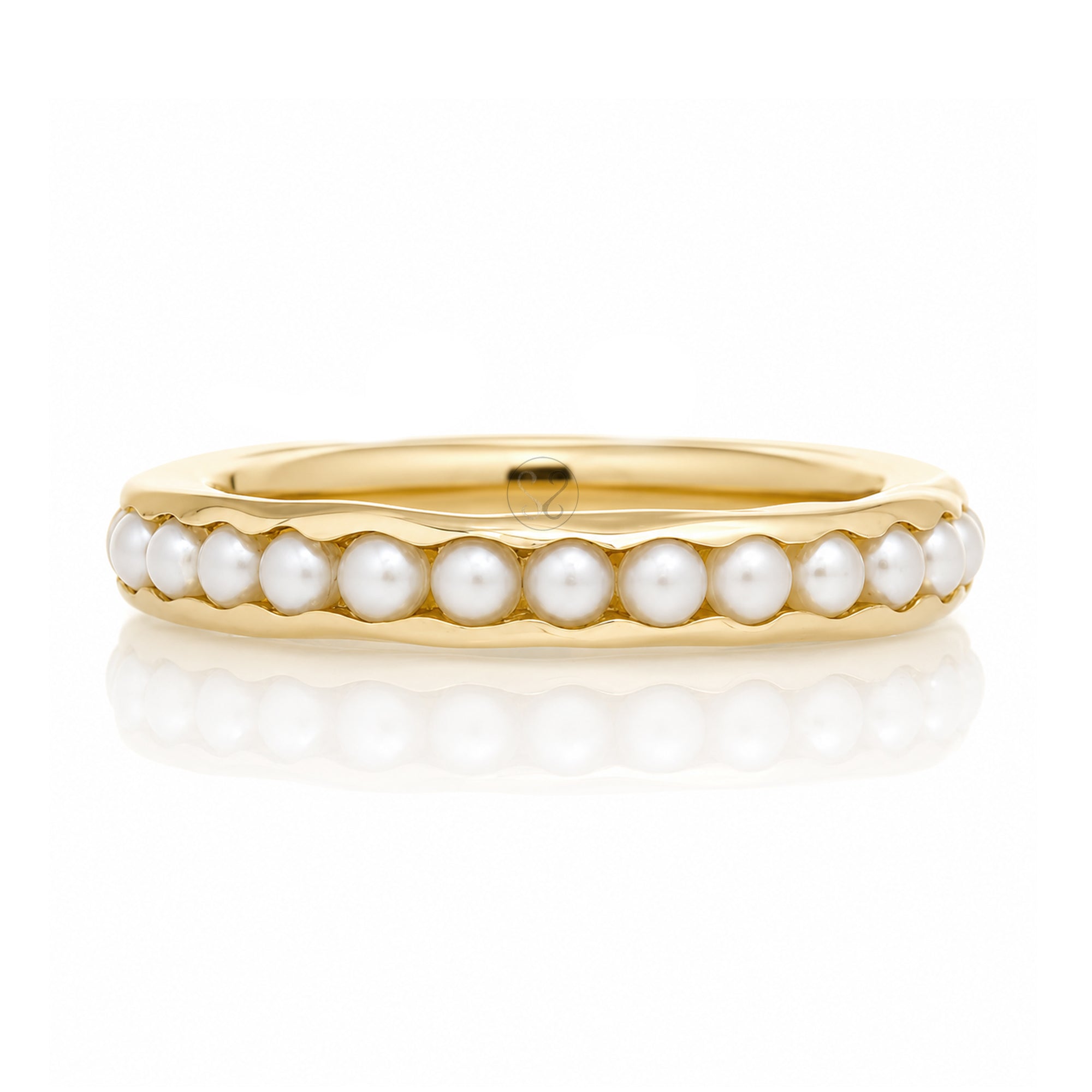 The Eternity Channel Set Pearl Band