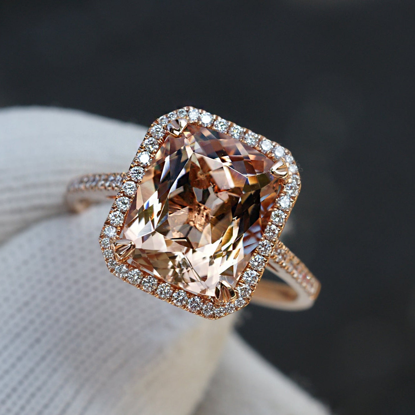 Red gold diamond Clearance