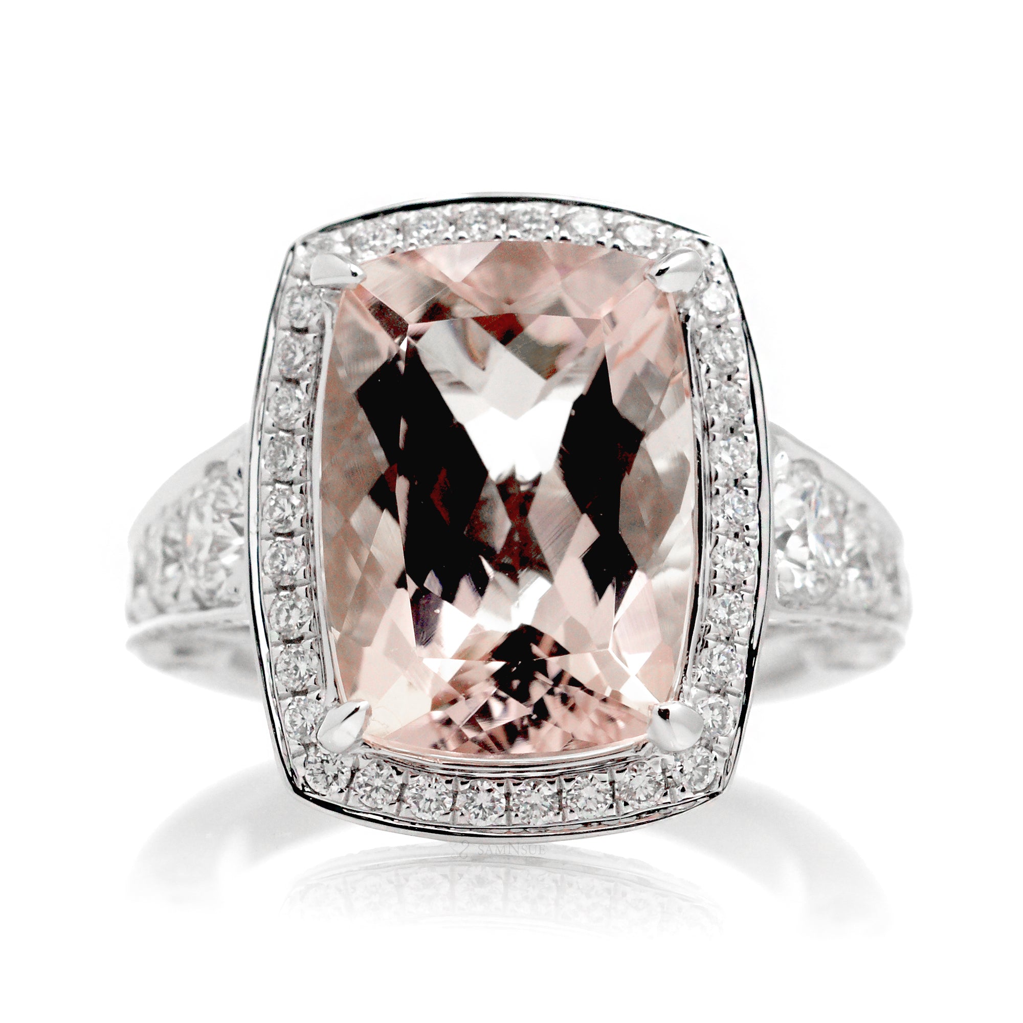 Gwendoline morganite ring for Lex and Rhonda