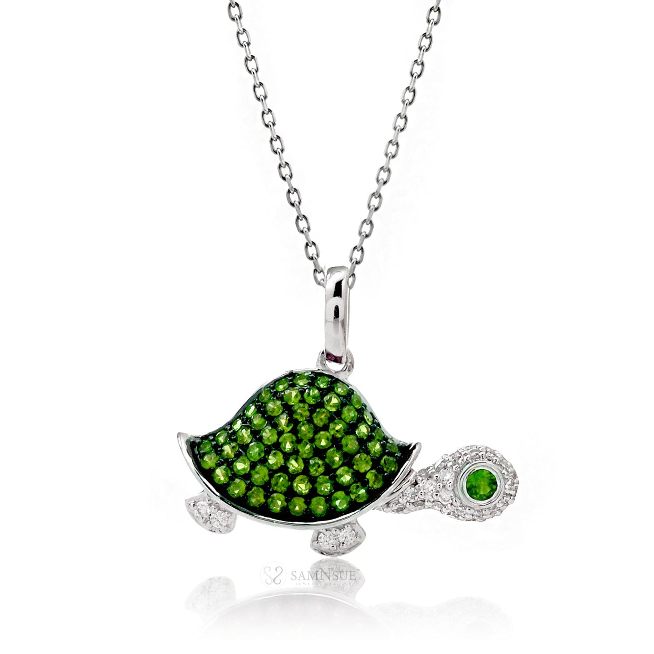 The Side Turtle Tortoise Pendant