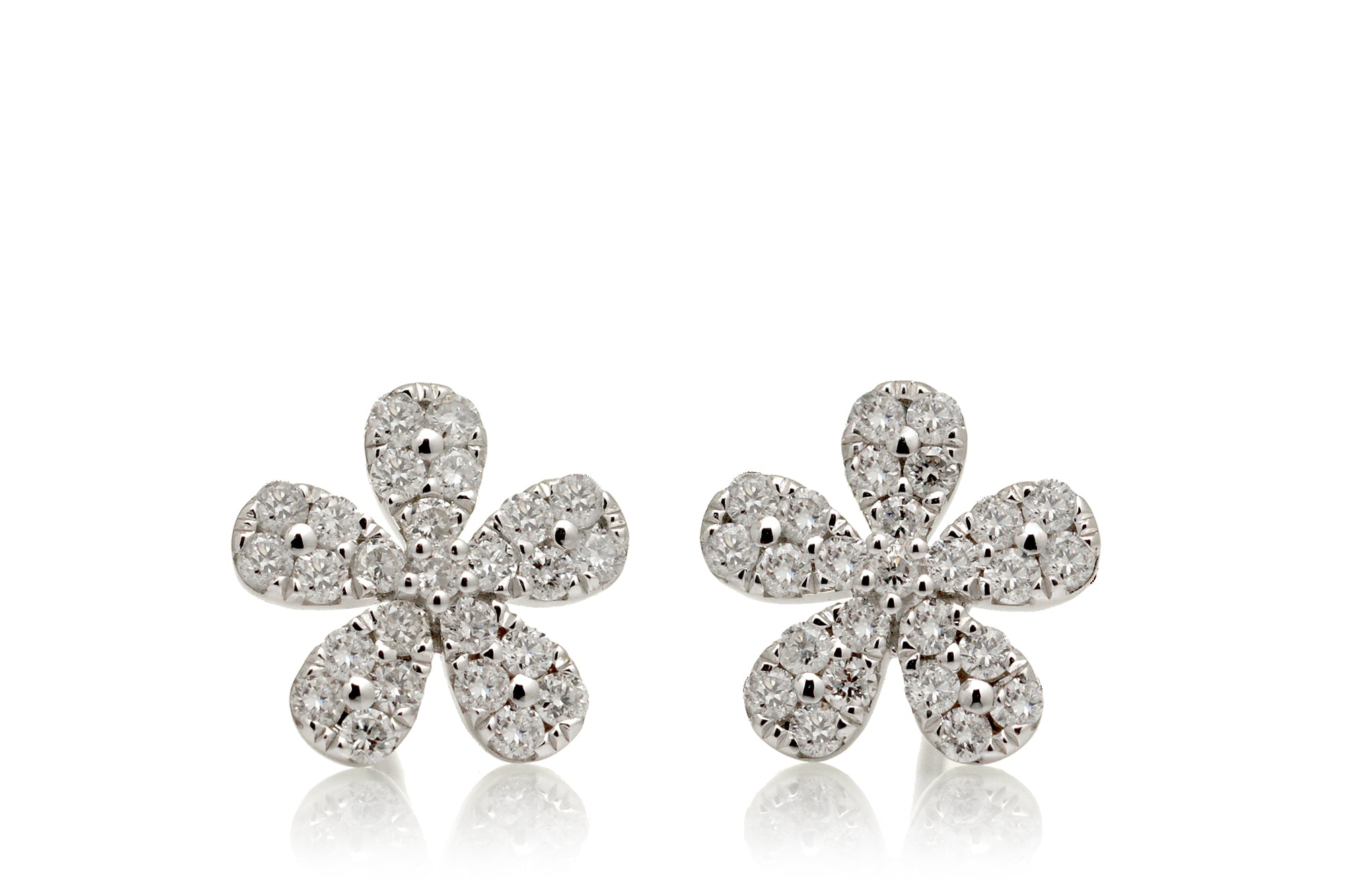 The Plumeria Diamond Studs (0.64 ct tw.)