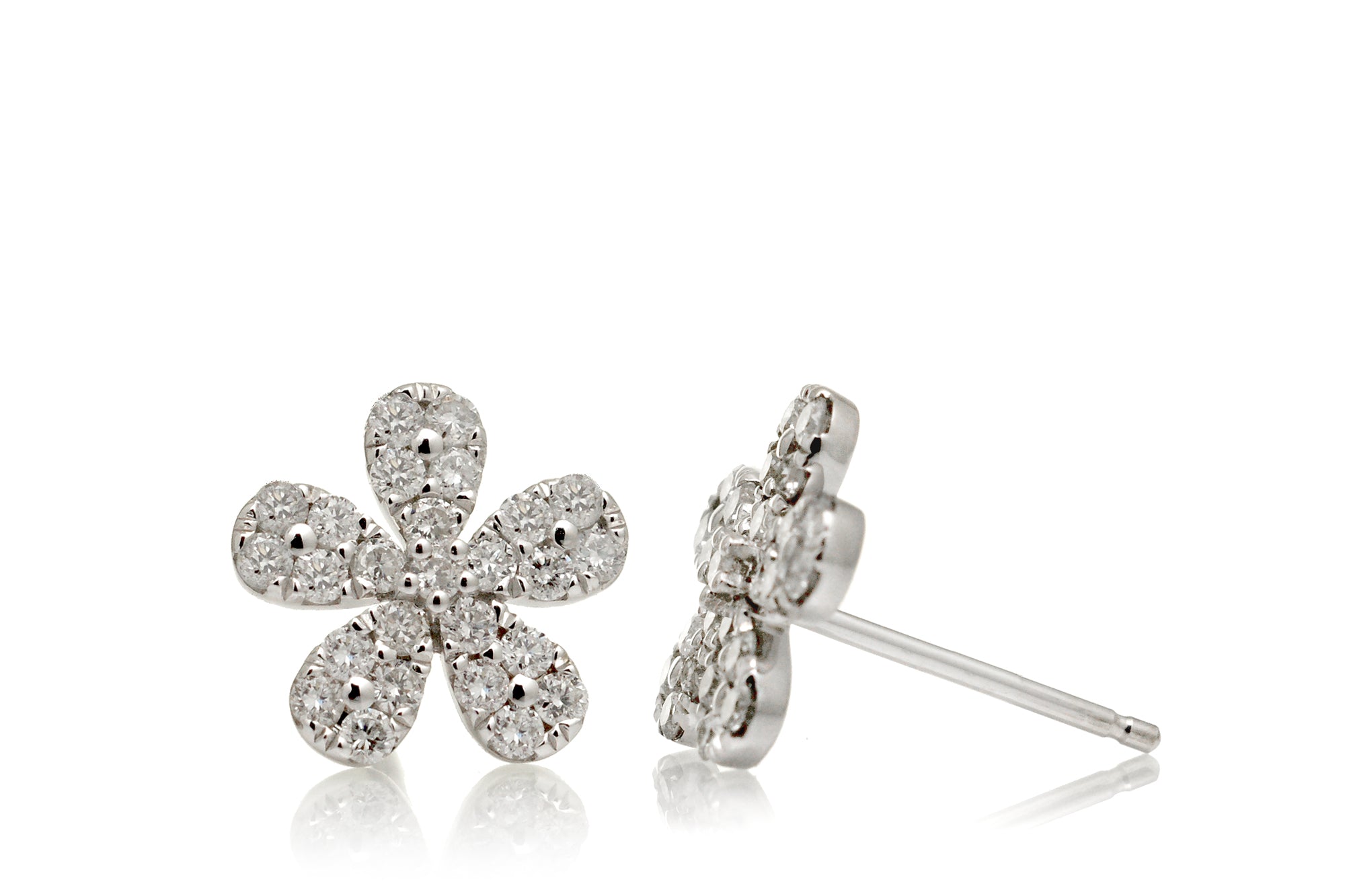 The Plumeria Diamond Studs (0.64 ct tw.)