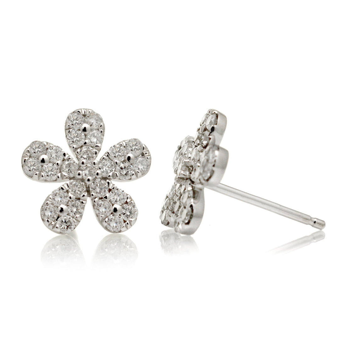 The Plumeria Diamond Studs (0.64 ct tw.)