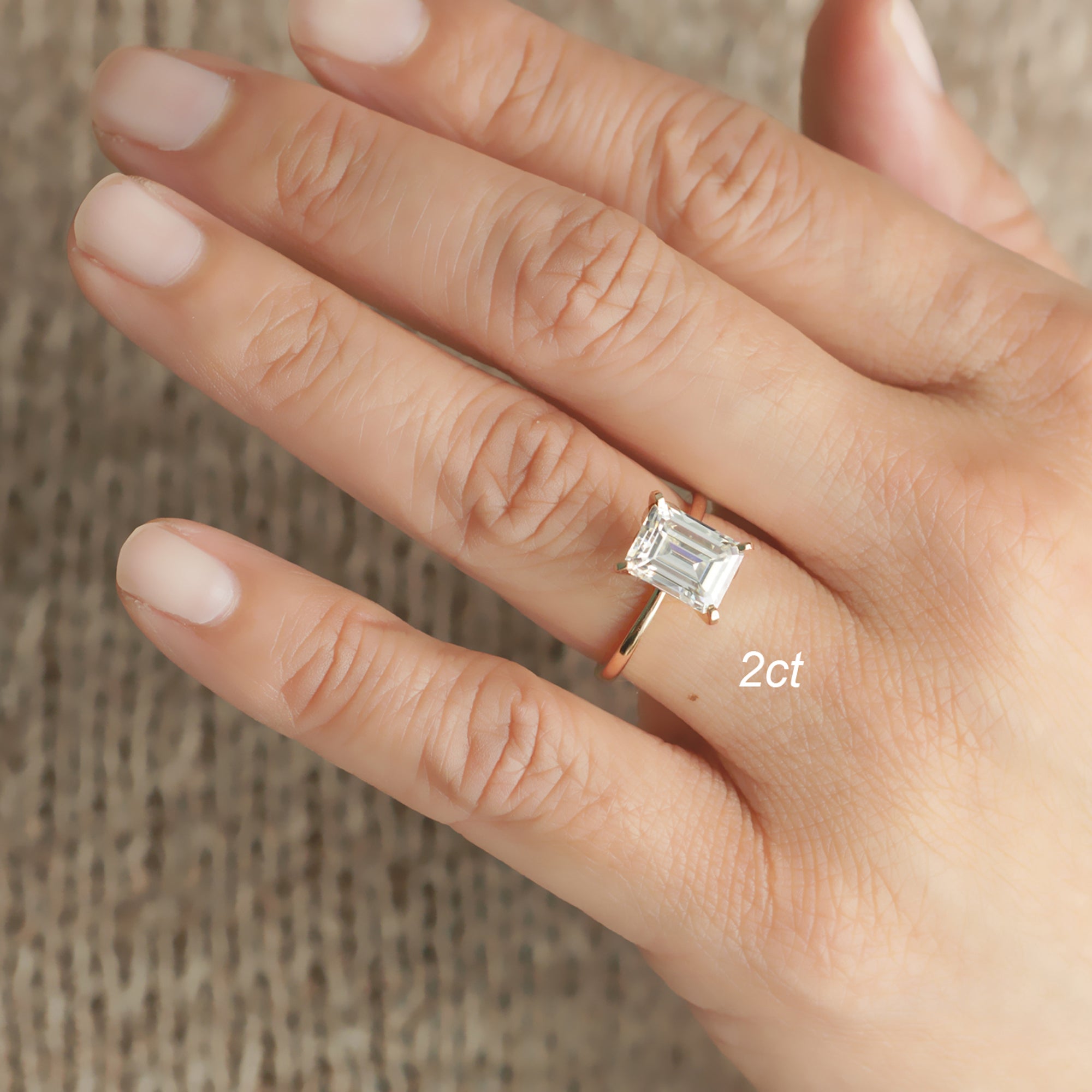 The Adeline Emerald Cut Diamond (Lab Grown)