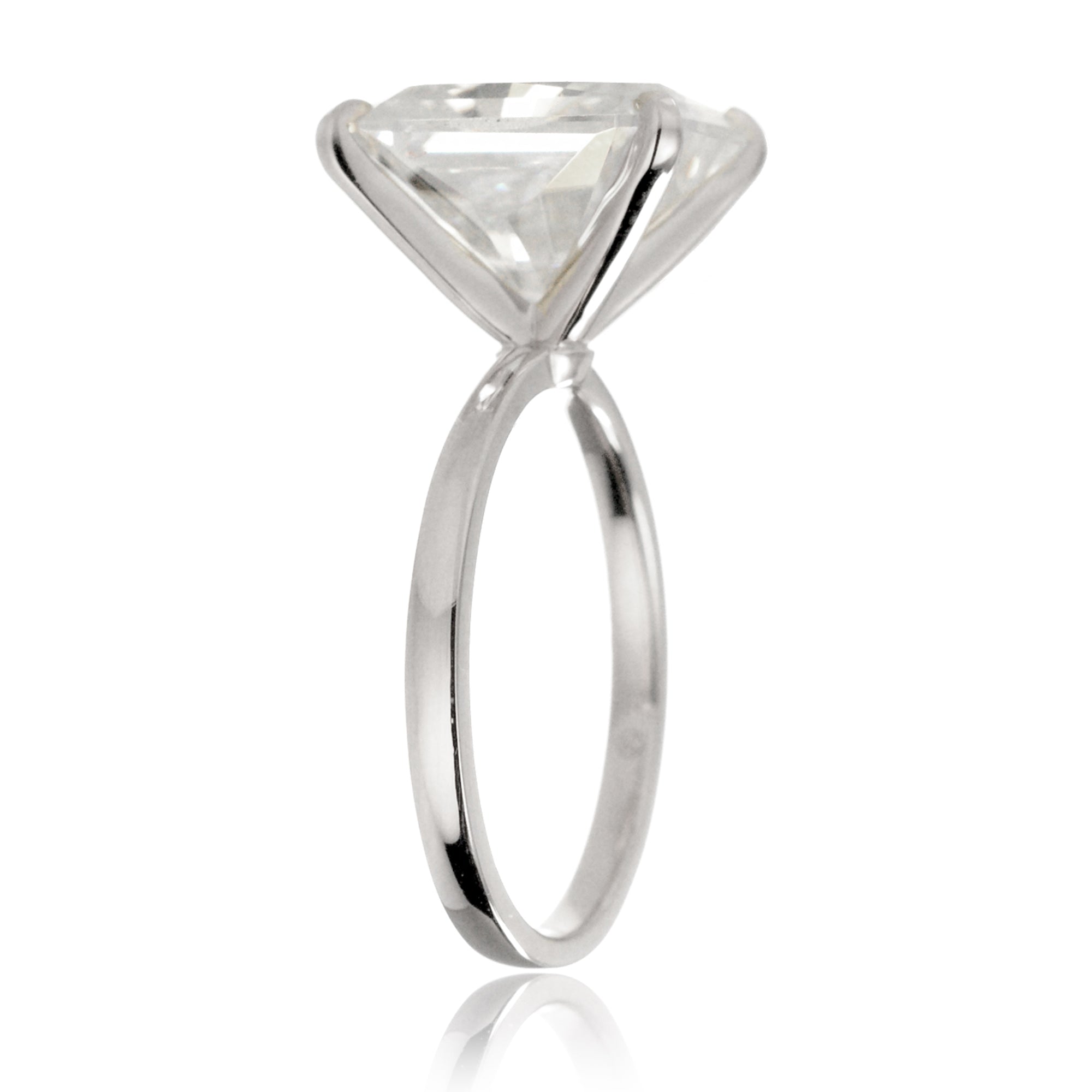 The Adeline Radiant Cut Moissanite Ring