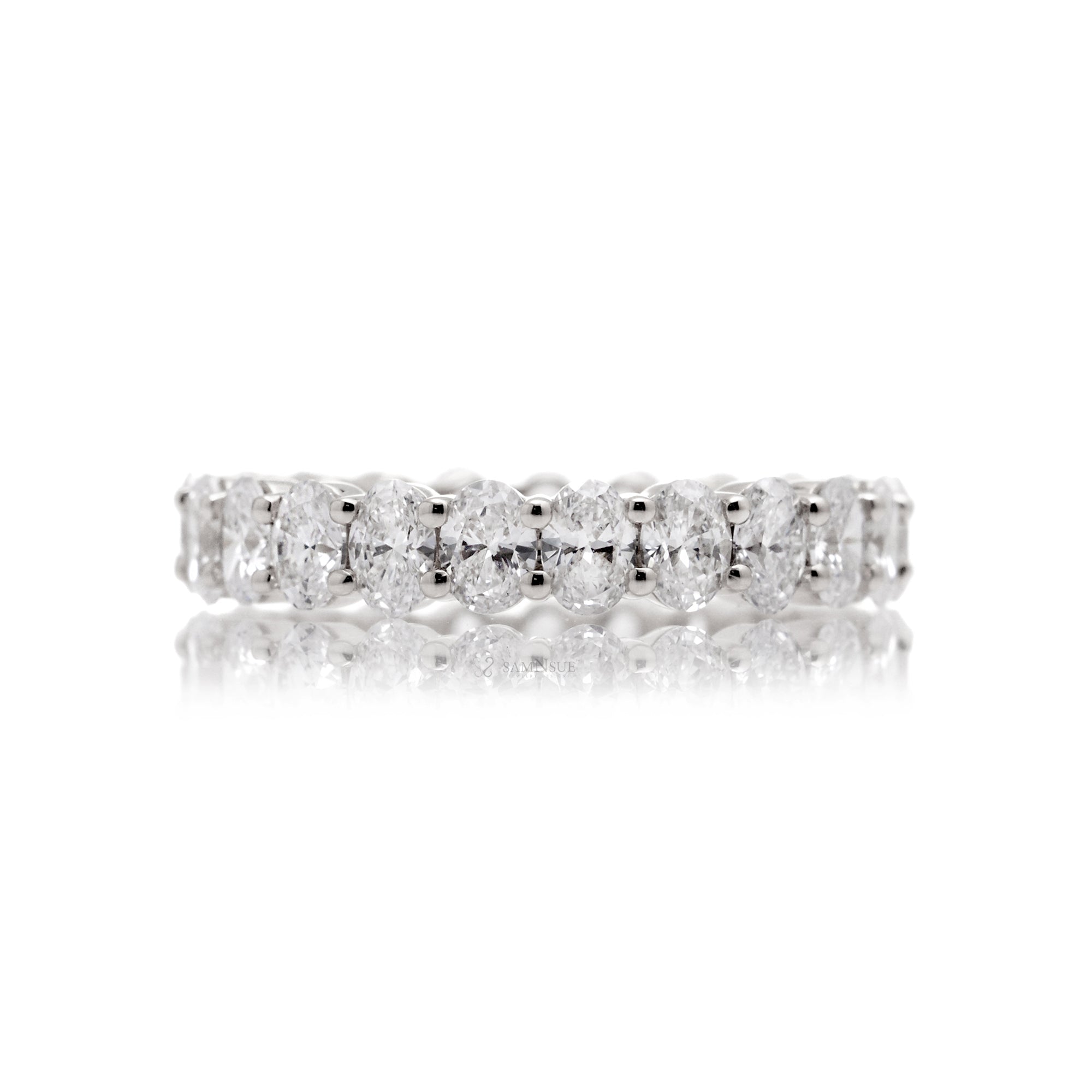 The Amelia Oval Diamond Eternity