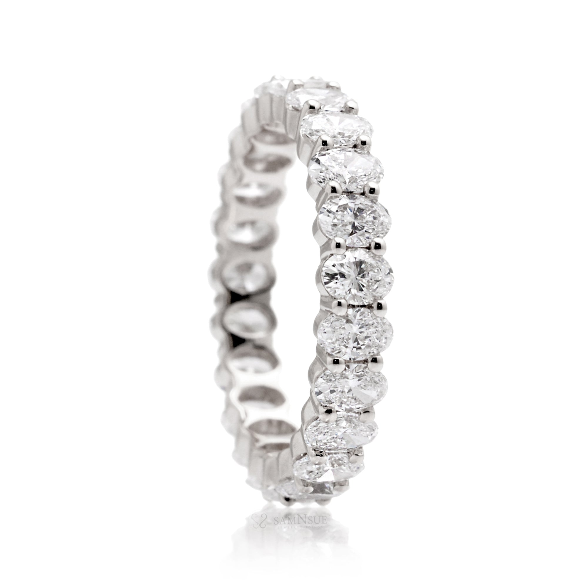 The Amelia Oval Diamond Eternity