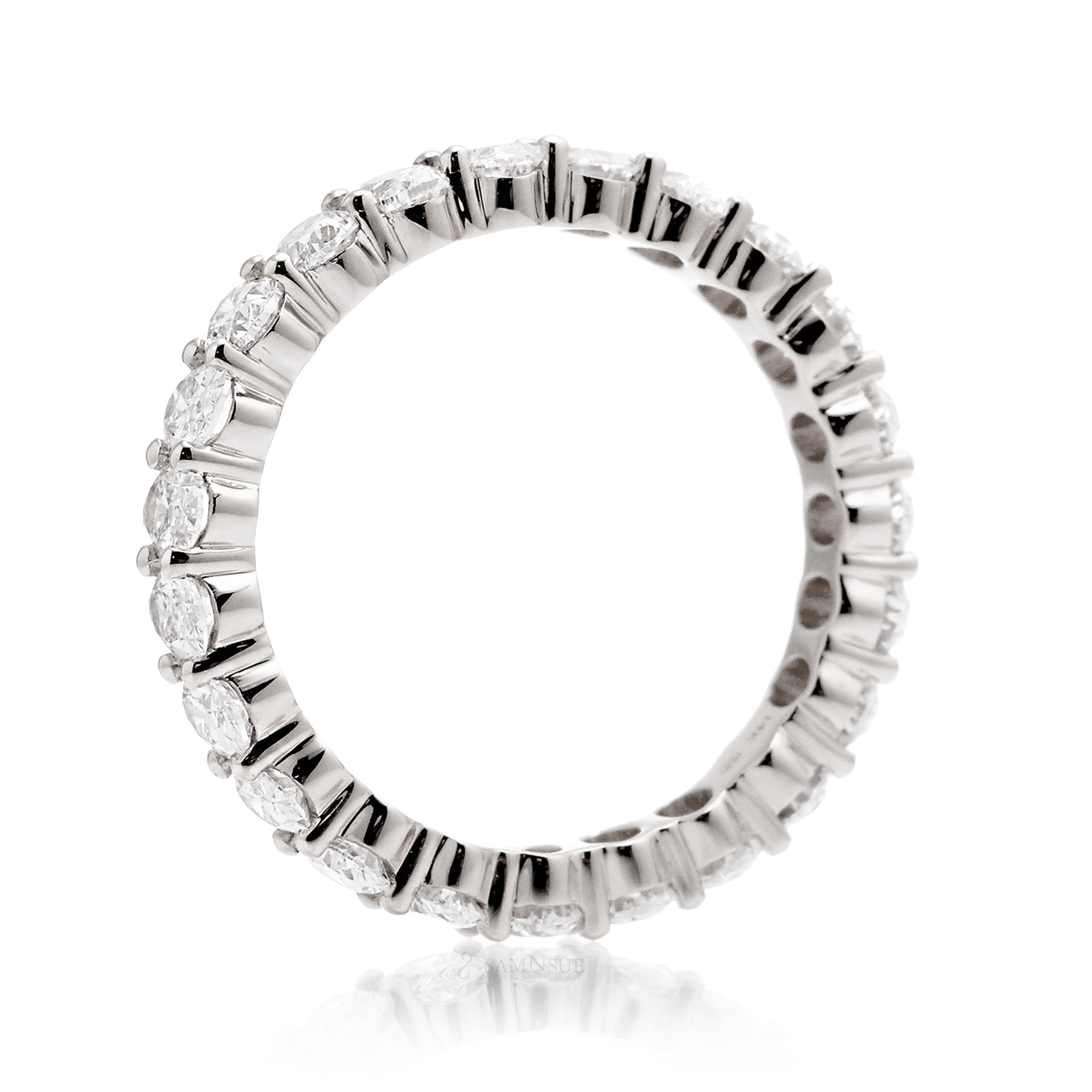 The Amelia Oval Diamond Eternity