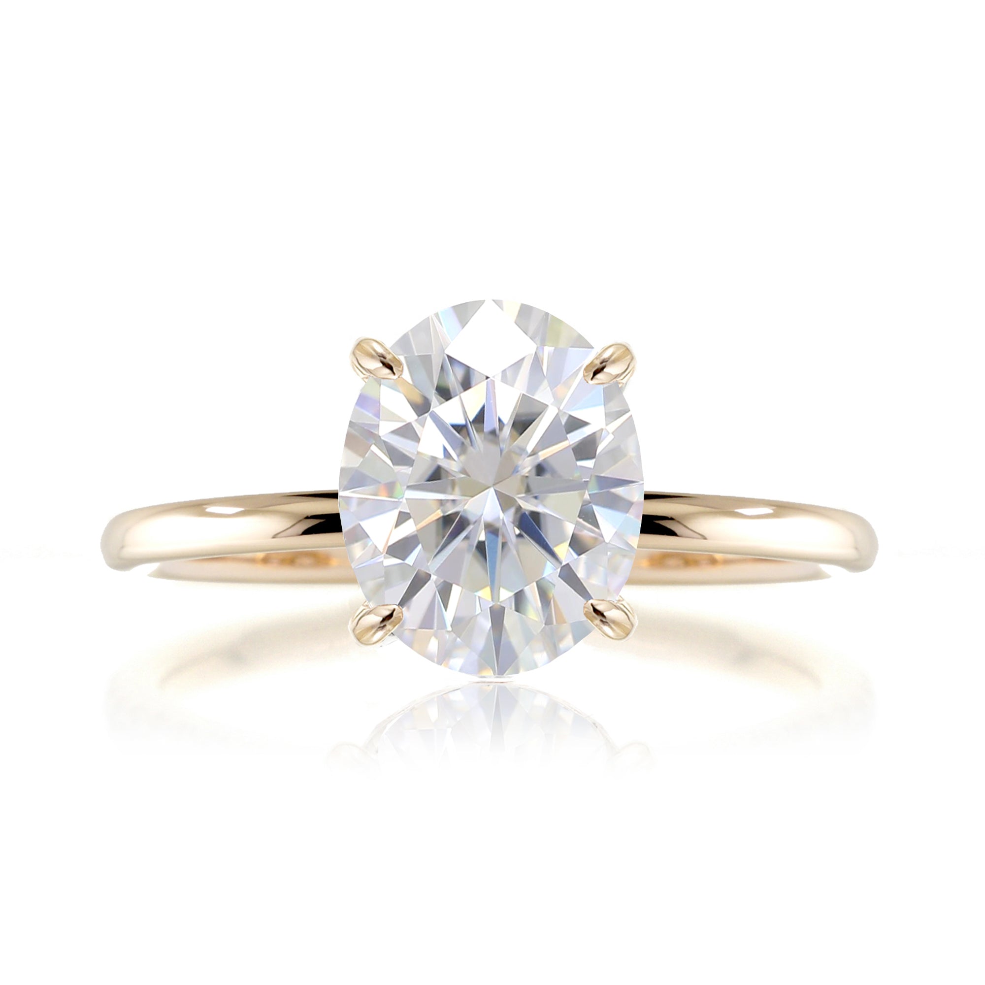The Ava Oval Moissanite