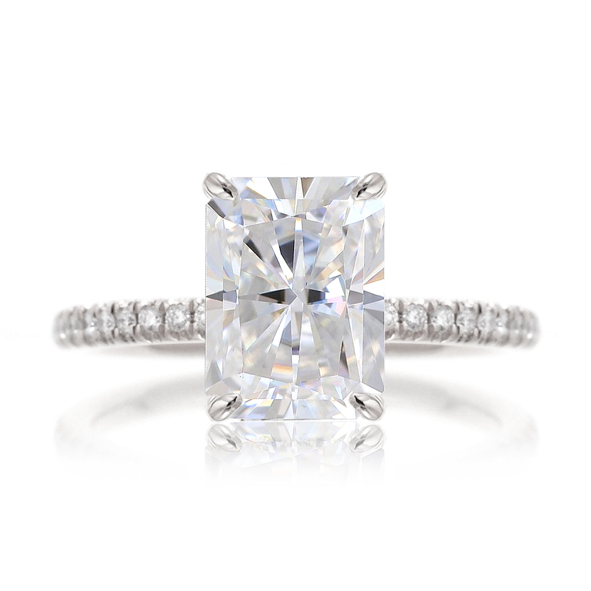 The Ava Radiant Moissanite