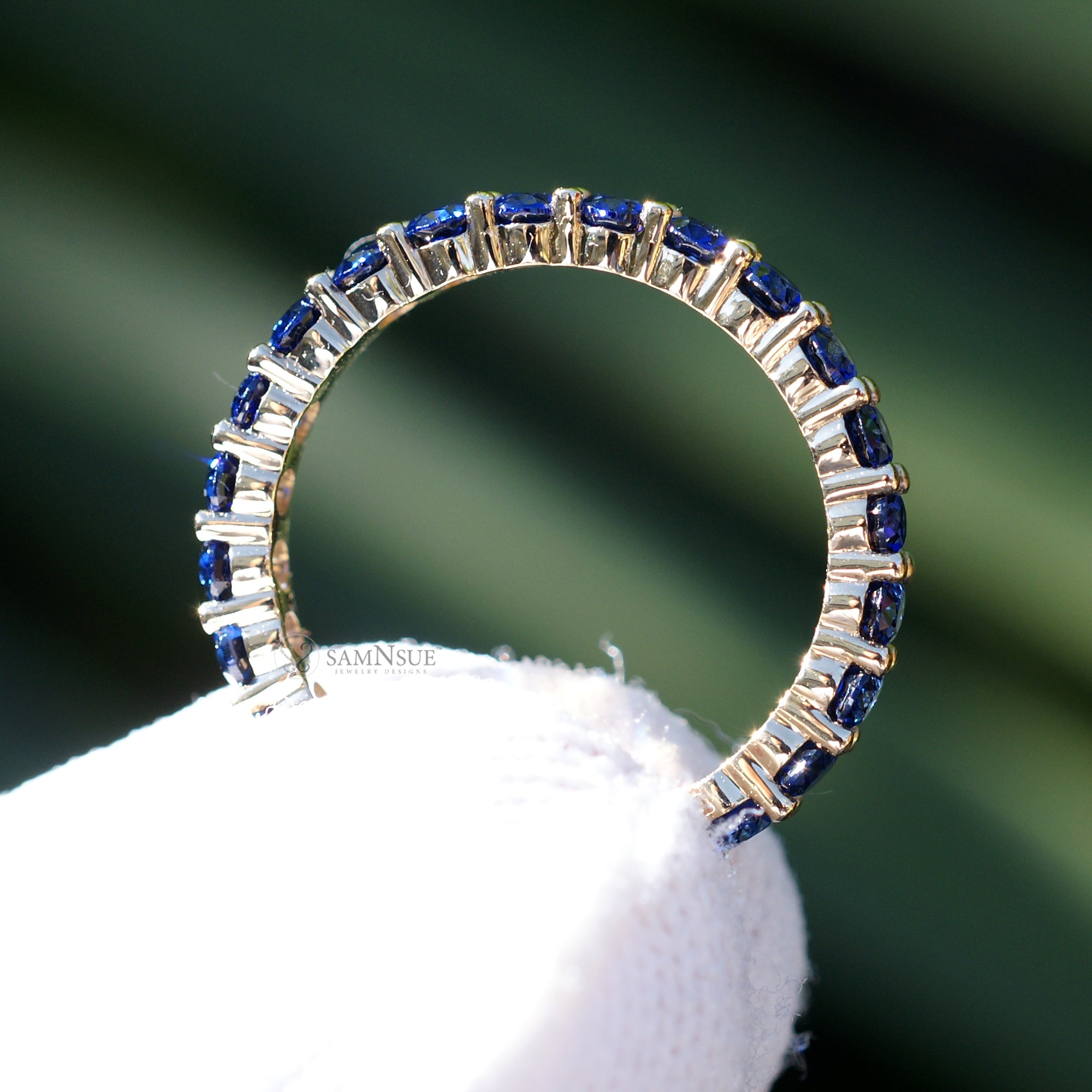 The Amelia Oval Eternity Band