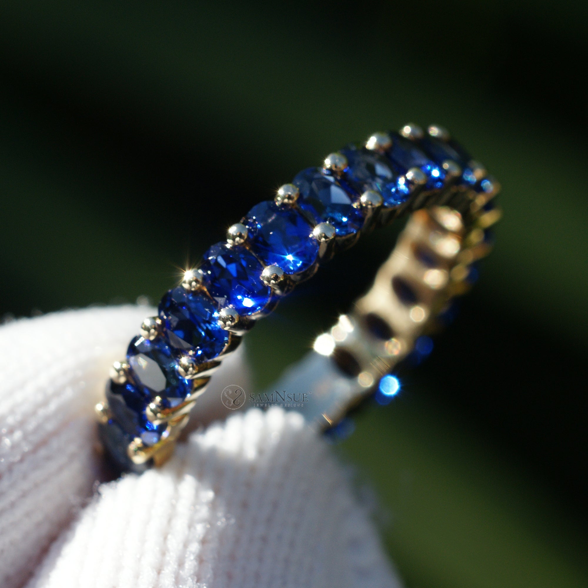 The Amelia Oval Eternity Band