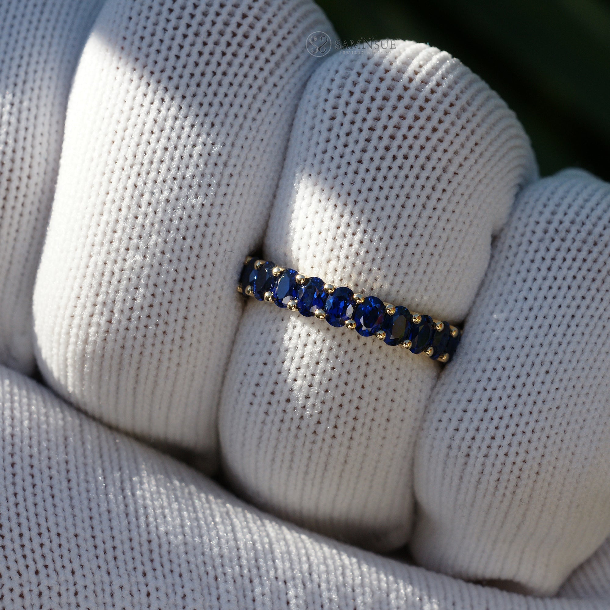 The Amelia Oval Eternity Band