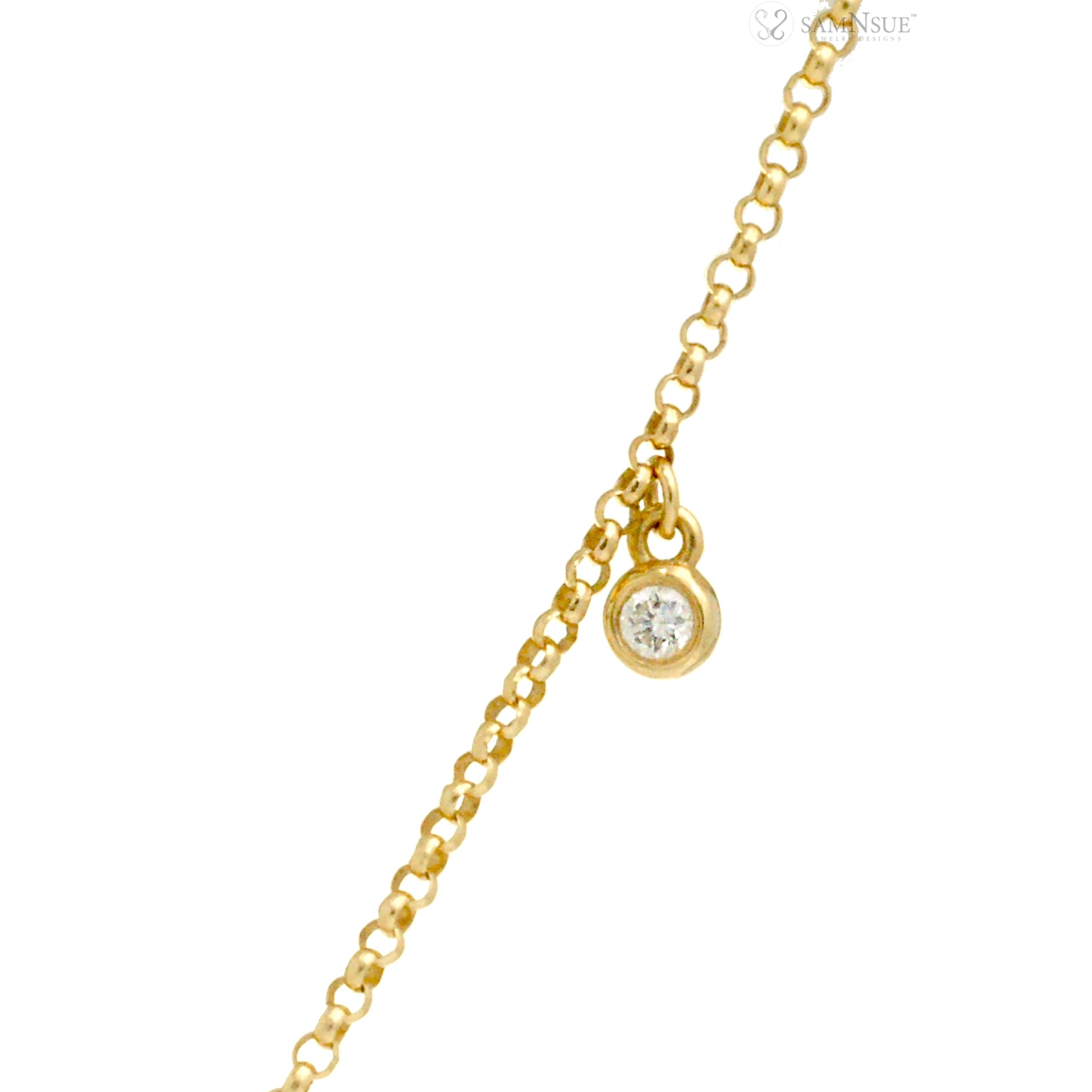 The Diamond Whale Tale Necklace