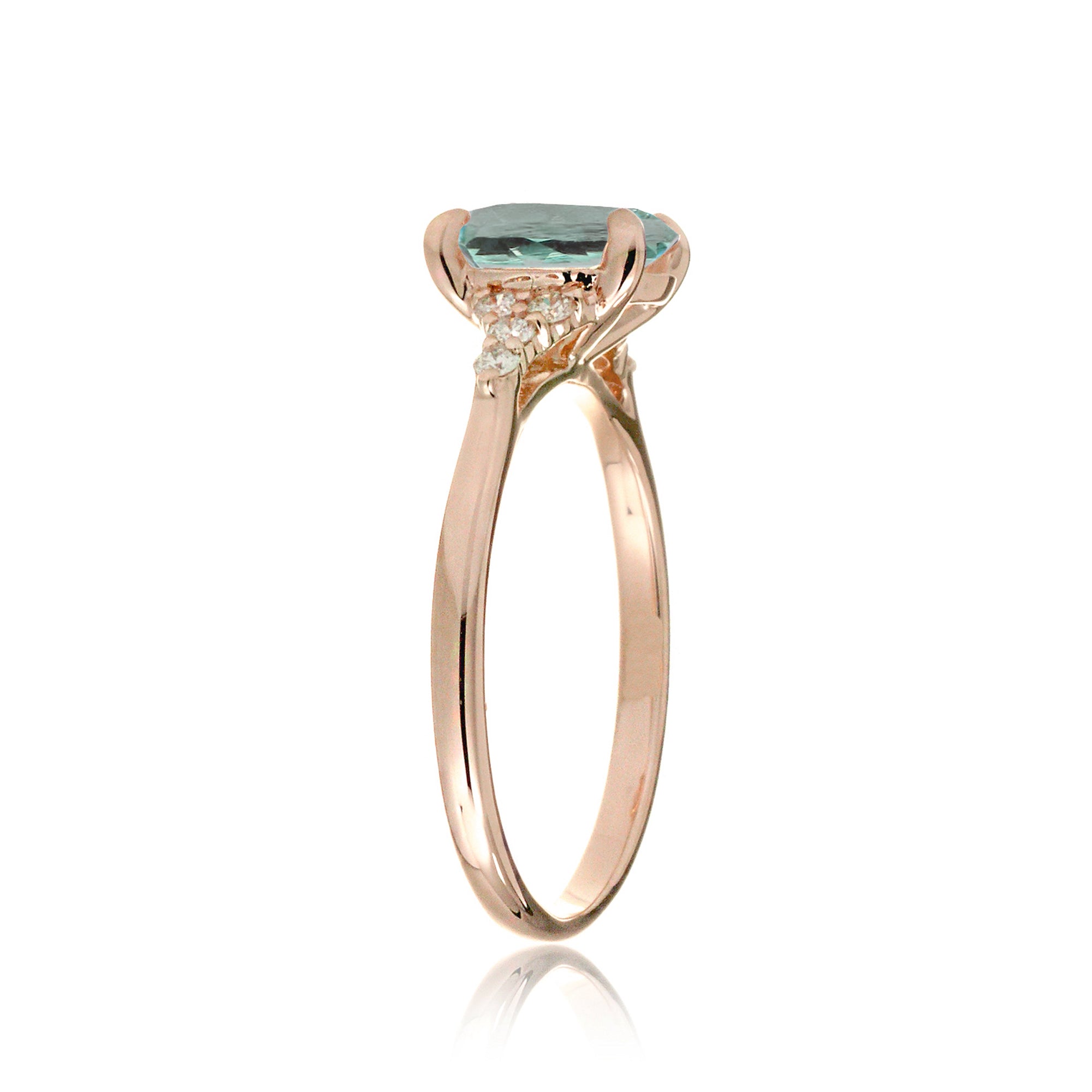 The Chloe Oval Cut Green Sapphire Ring