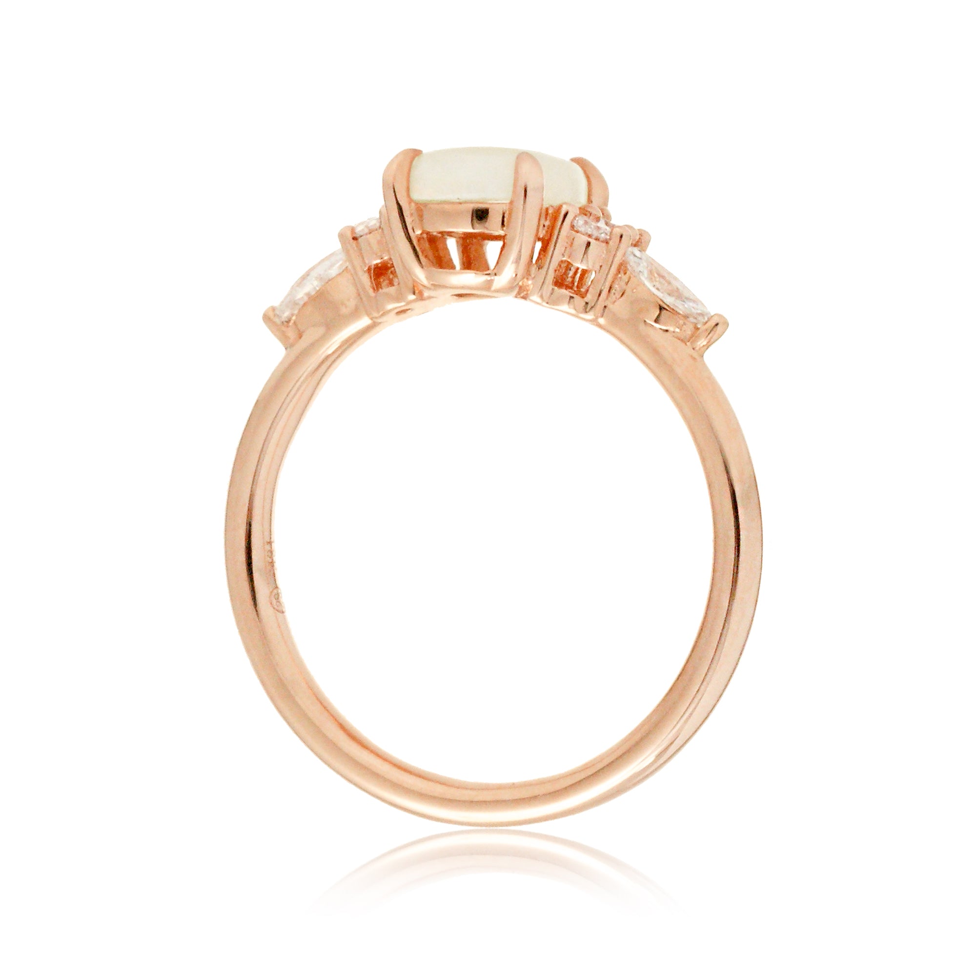The Chlorette Opal Marquise Diamond Ring
