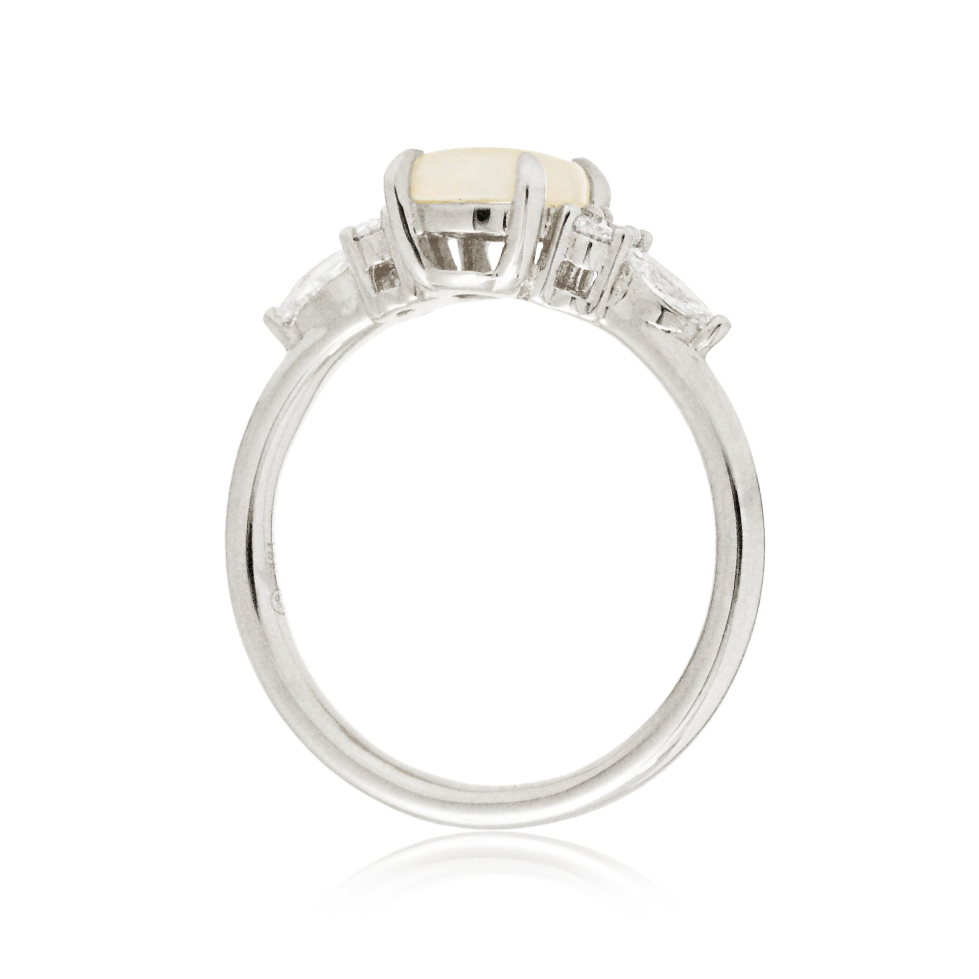 The Chlorette Opal Marquise Diamond Ring