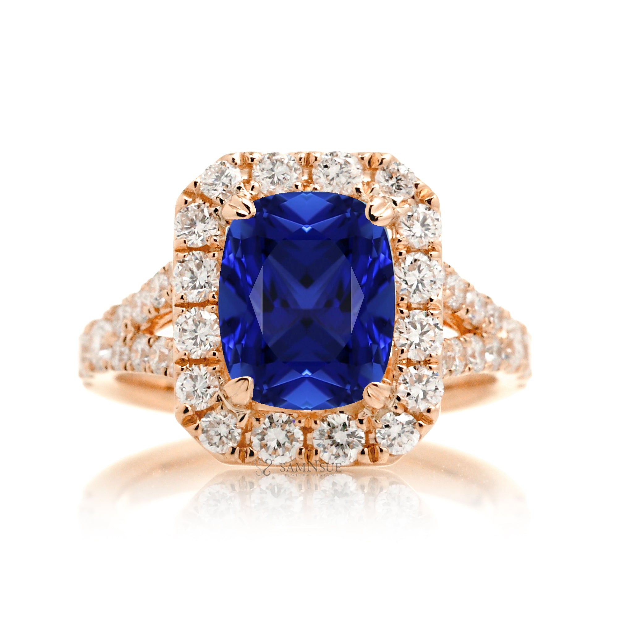 the-meghan-cushion-cut-blue-sapphire-engagement-ring-rose-gold