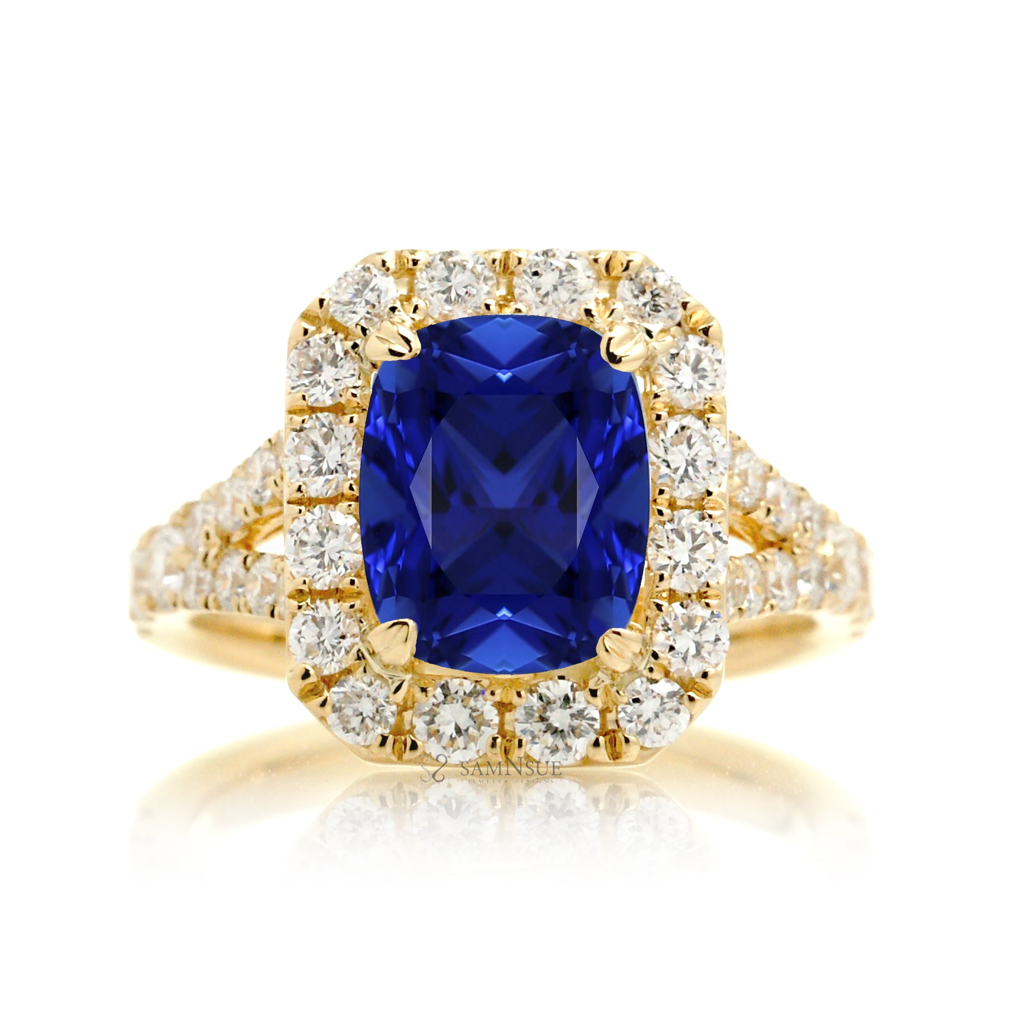 the-meghan-cushion-cut-blue-sapphire-engagement-ring-yellow-gold