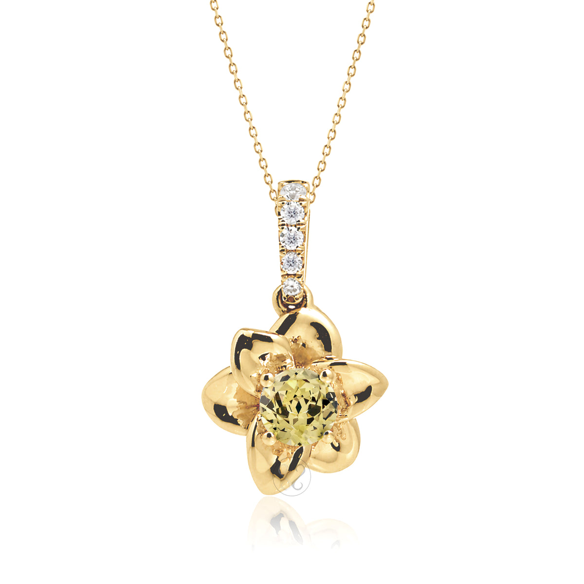 The Daffodil Diamond Pendant