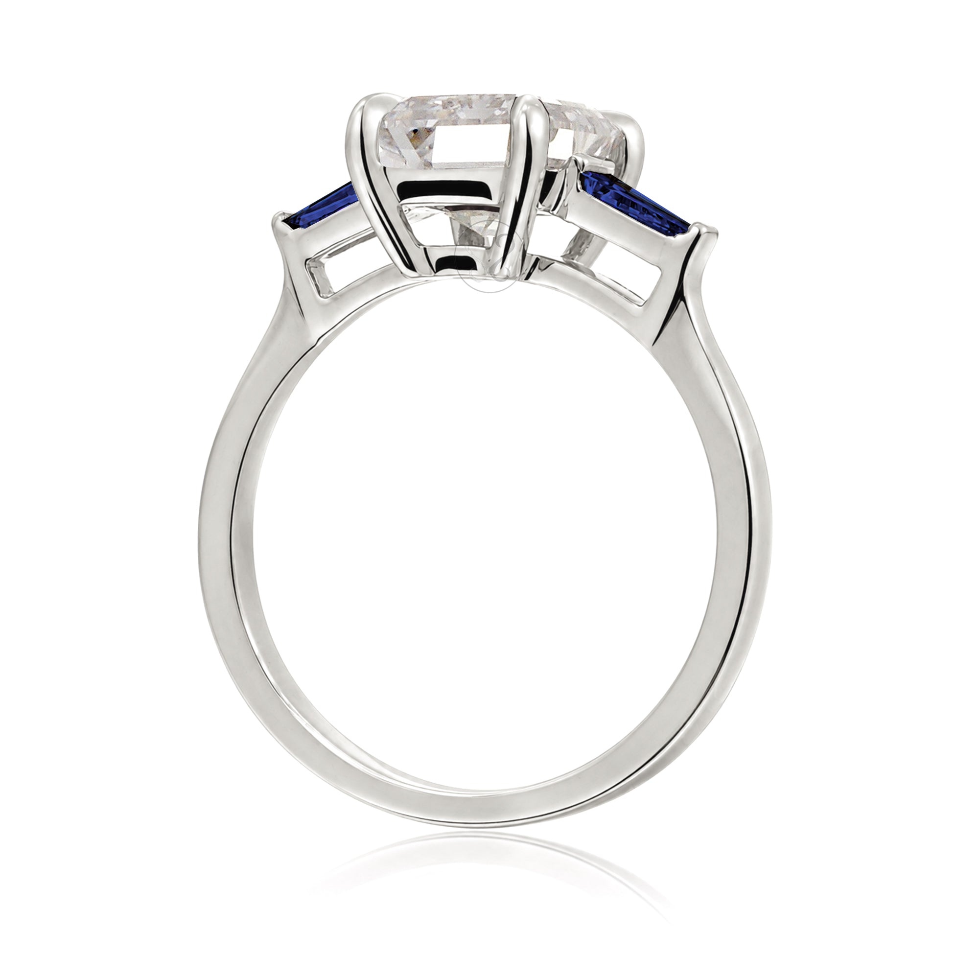 The Alice Emerald Cut Diamond Ring (Lab Grown)