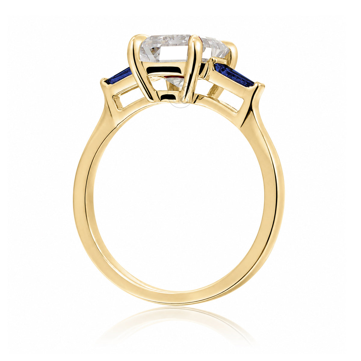 The Alice Emerald Cut Diamond Ring (Lab Grown)