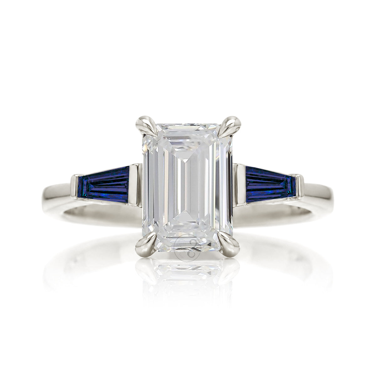 The Alice Emerald Cut Diamond Ring (Lab Grown)