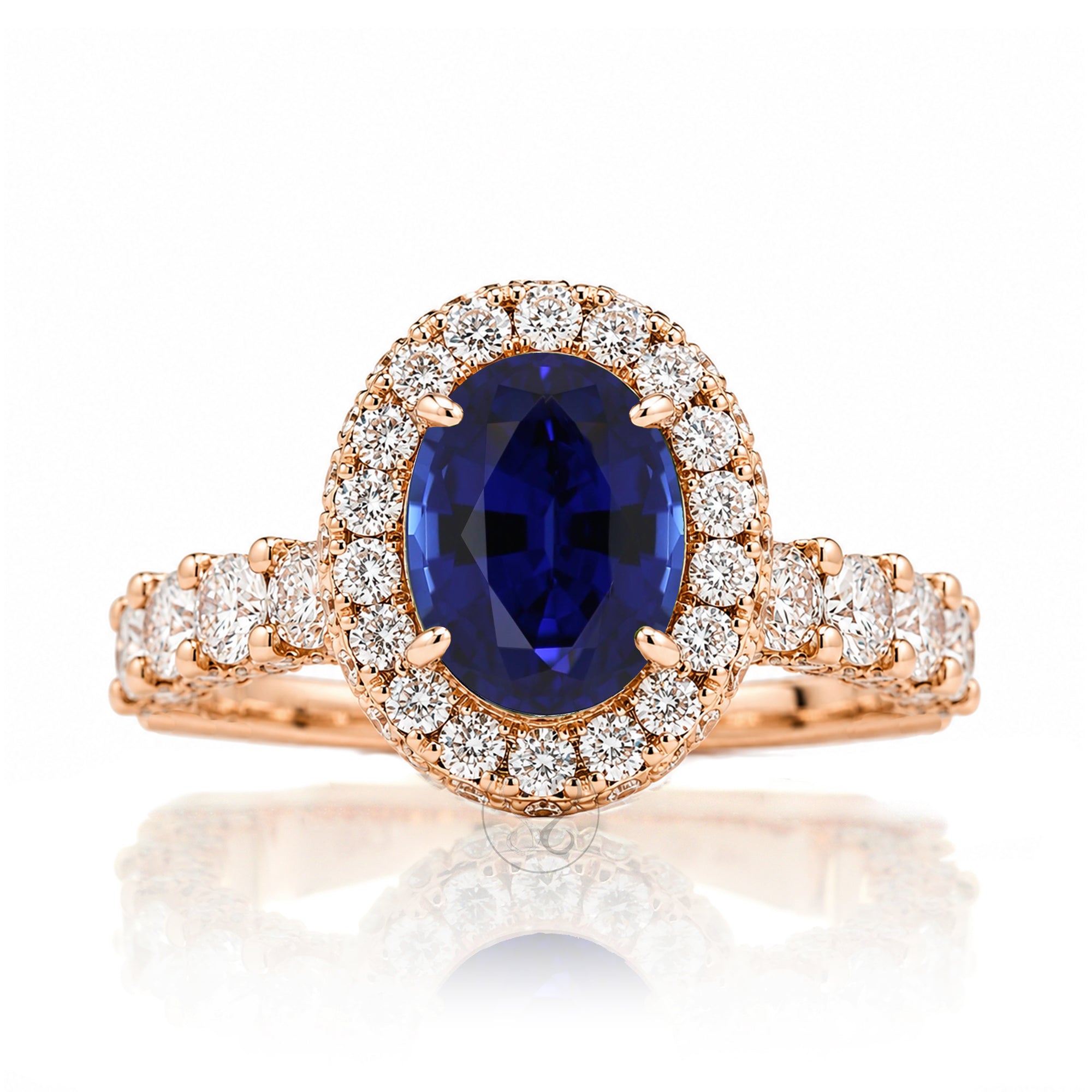 The Florence Oval Sapphire Ring