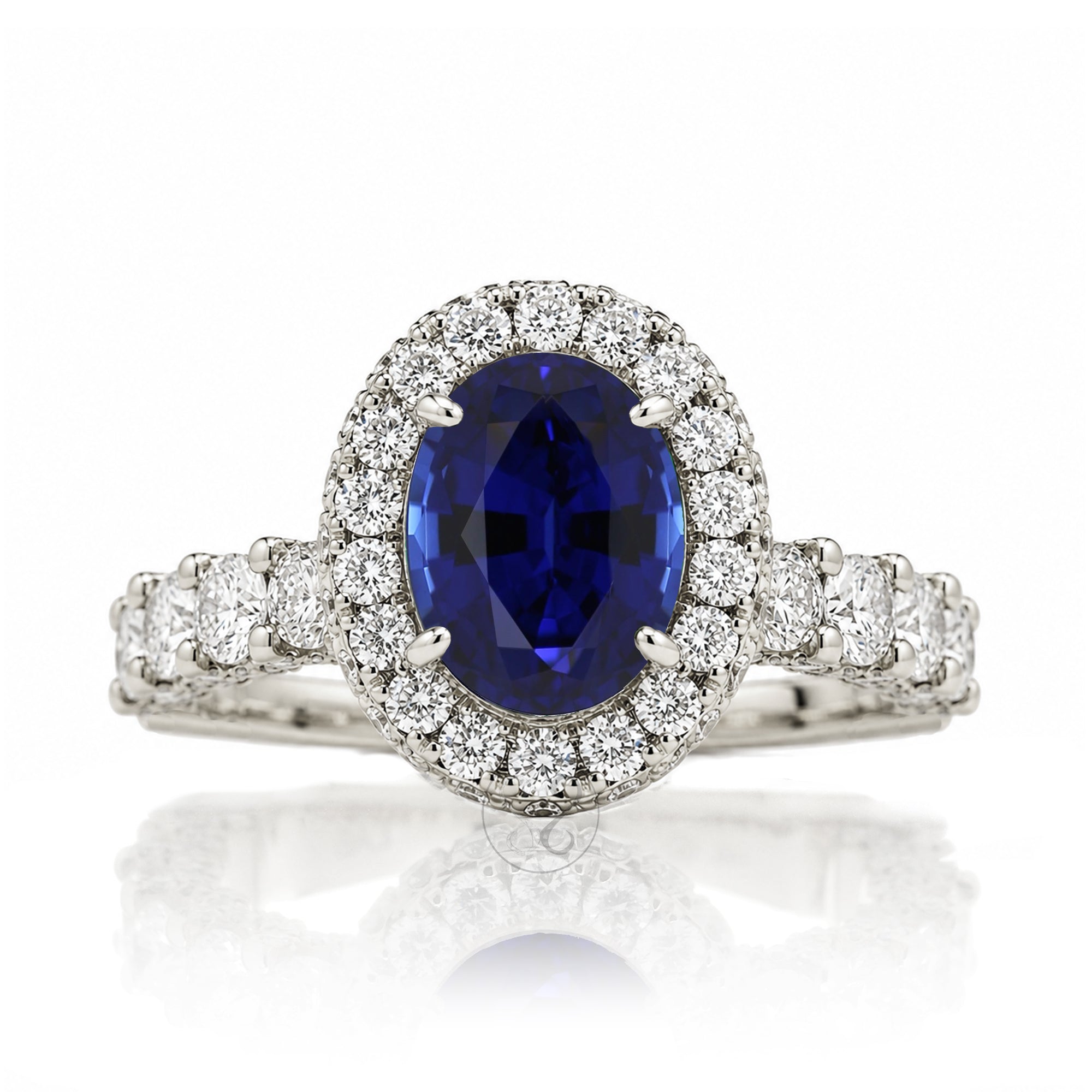 The Florence Oval Sapphire Ring
