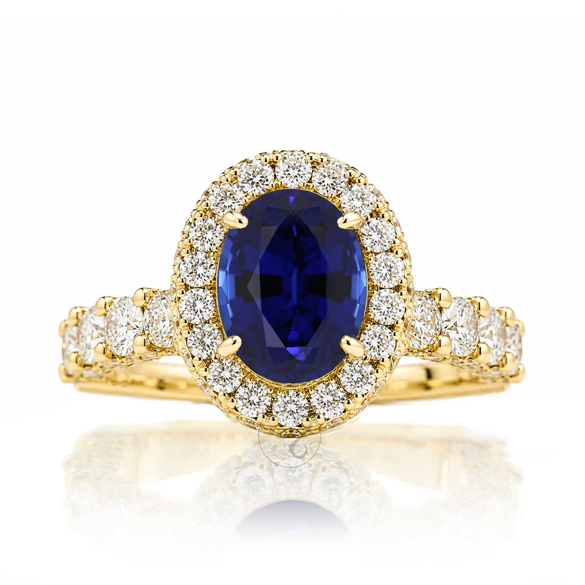 The Florence Oval Sapphire Ring