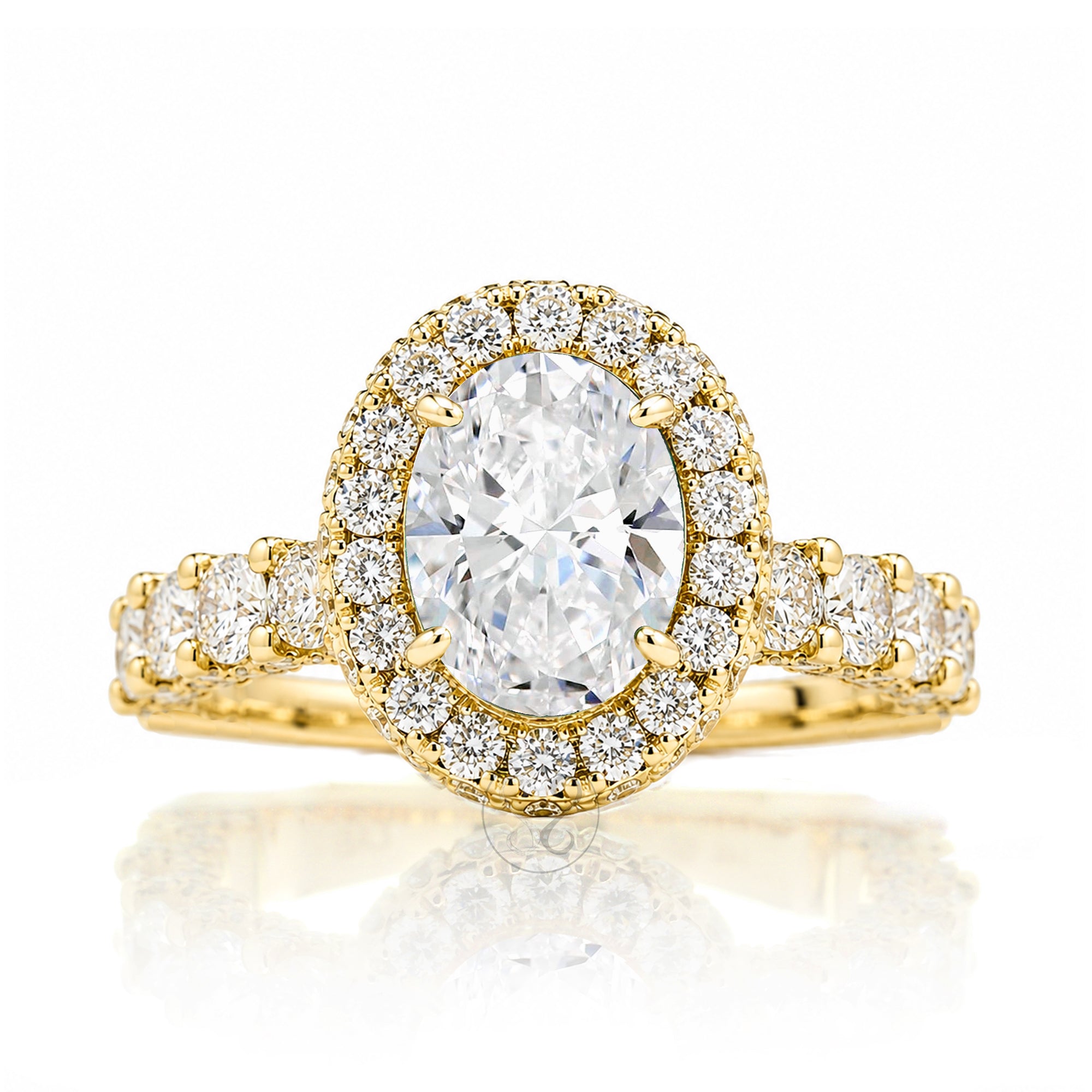 The Florence Oval Diamond Ring