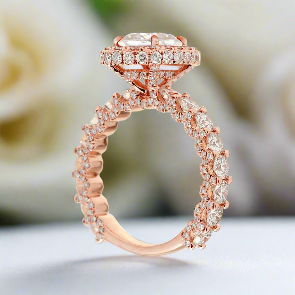 The Florence Oval Diamond Ring (Lab-Grown)