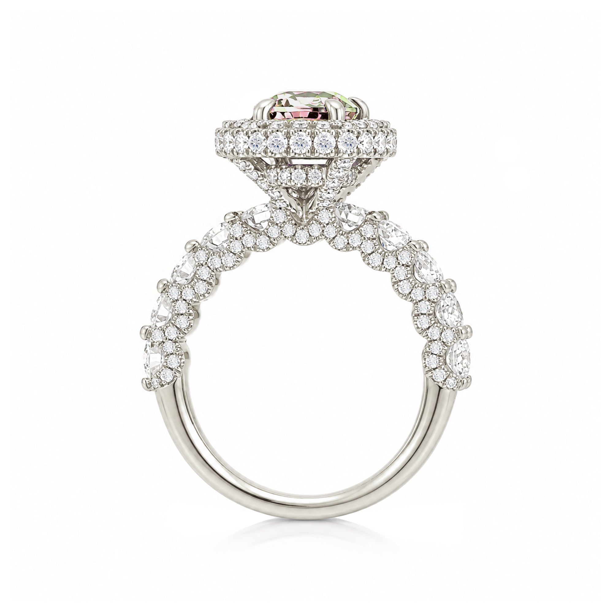 The Florence Pear Morganite Ring