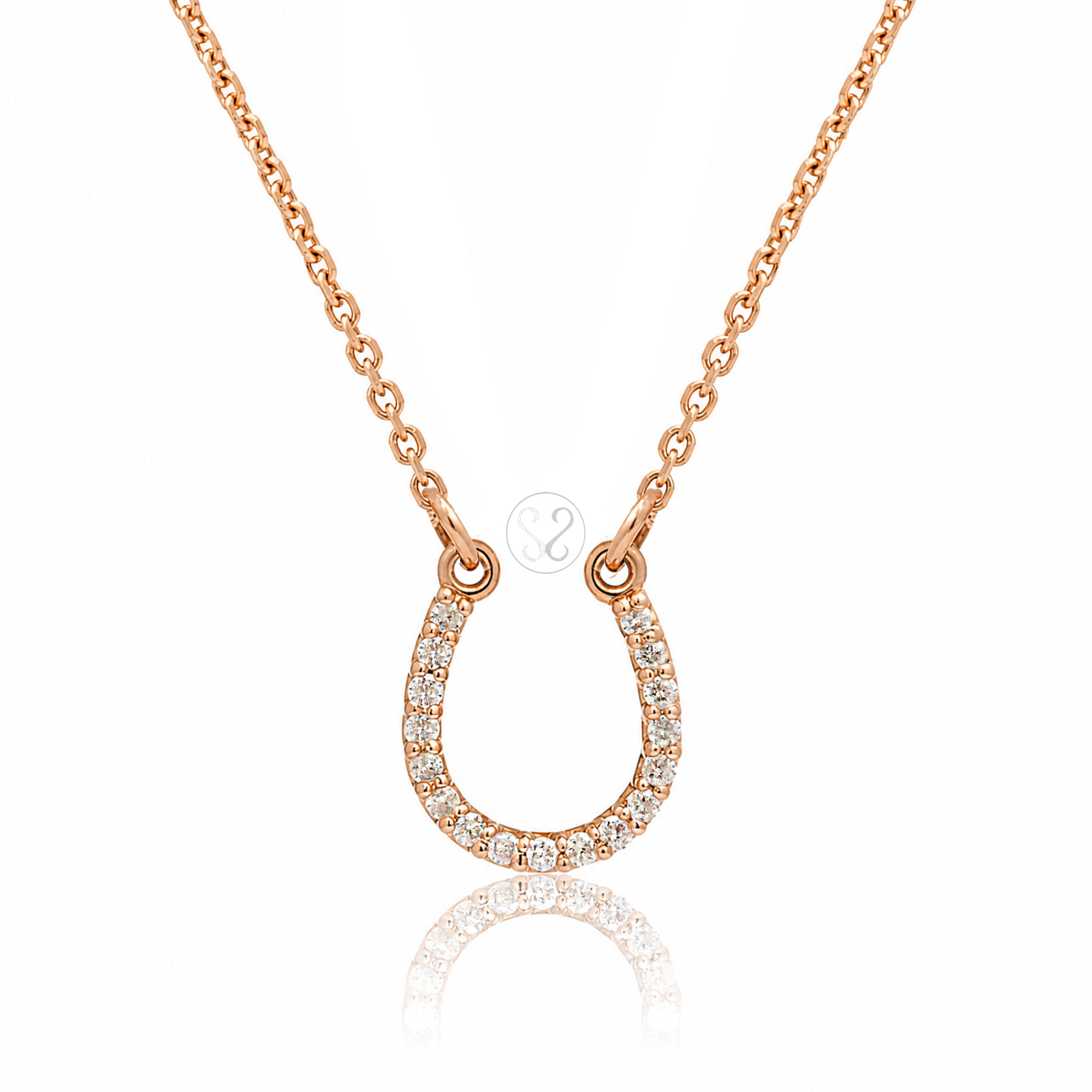 The Diamond Horseshoe Pendant/Necklace