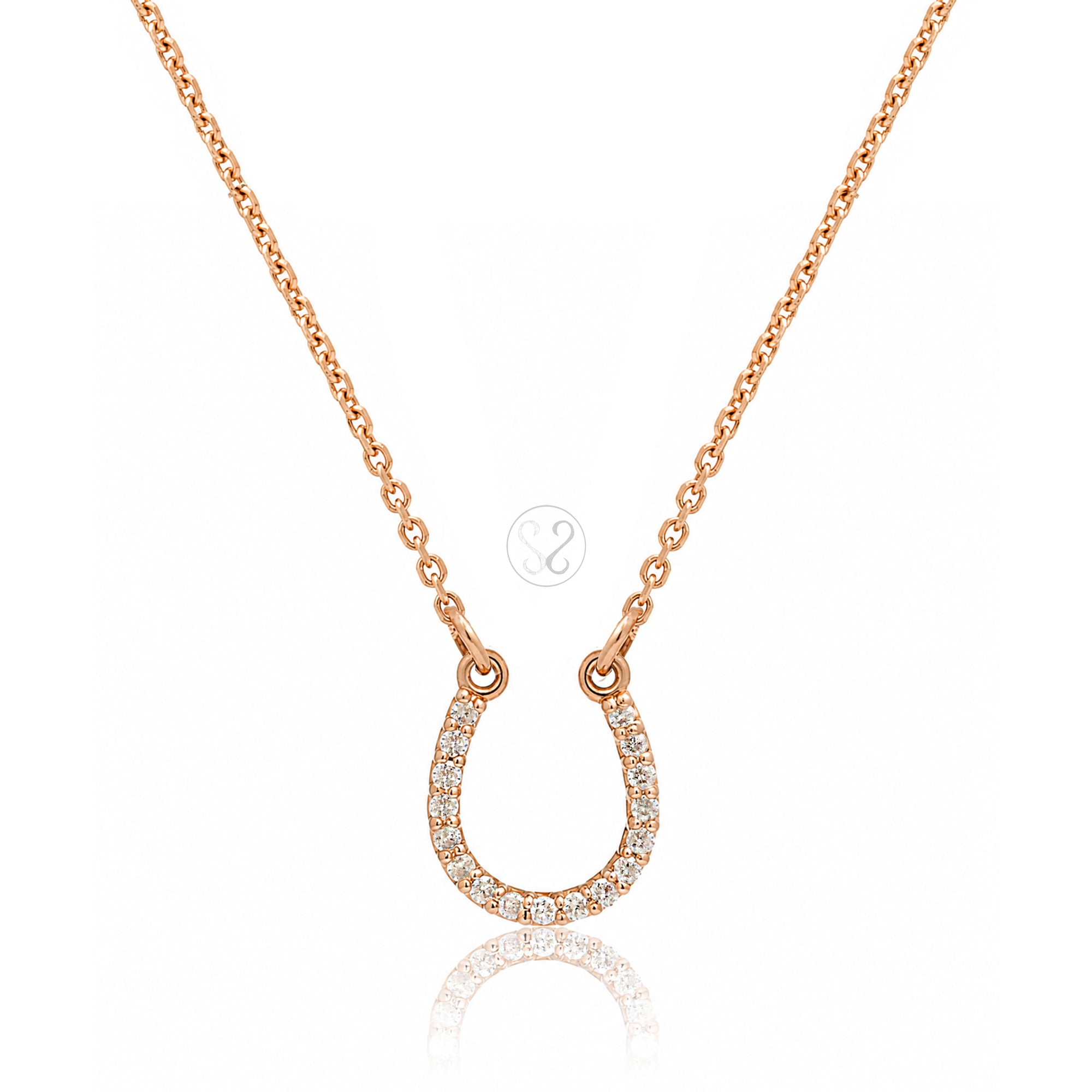 The Diamond Horseshoe Pendant/Necklace