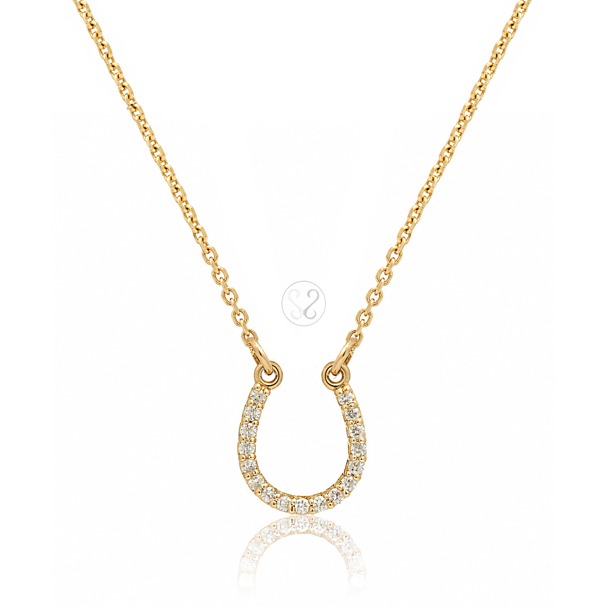 The Diamond Horseshoe Pendant/Necklace