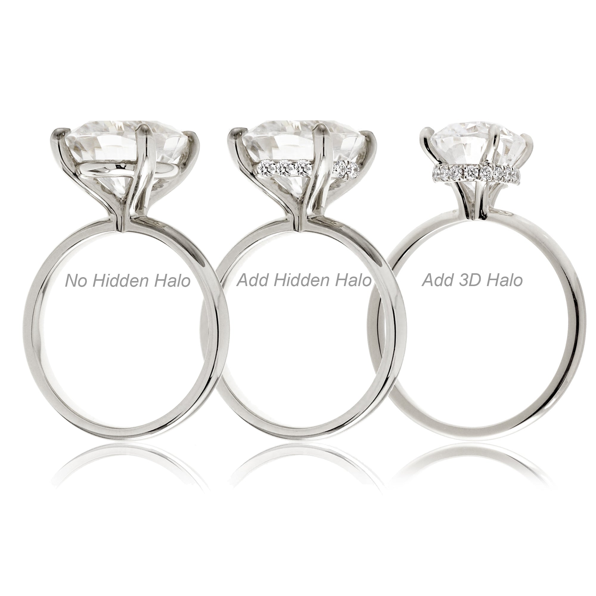 The Kim Oval Moissanite Ring