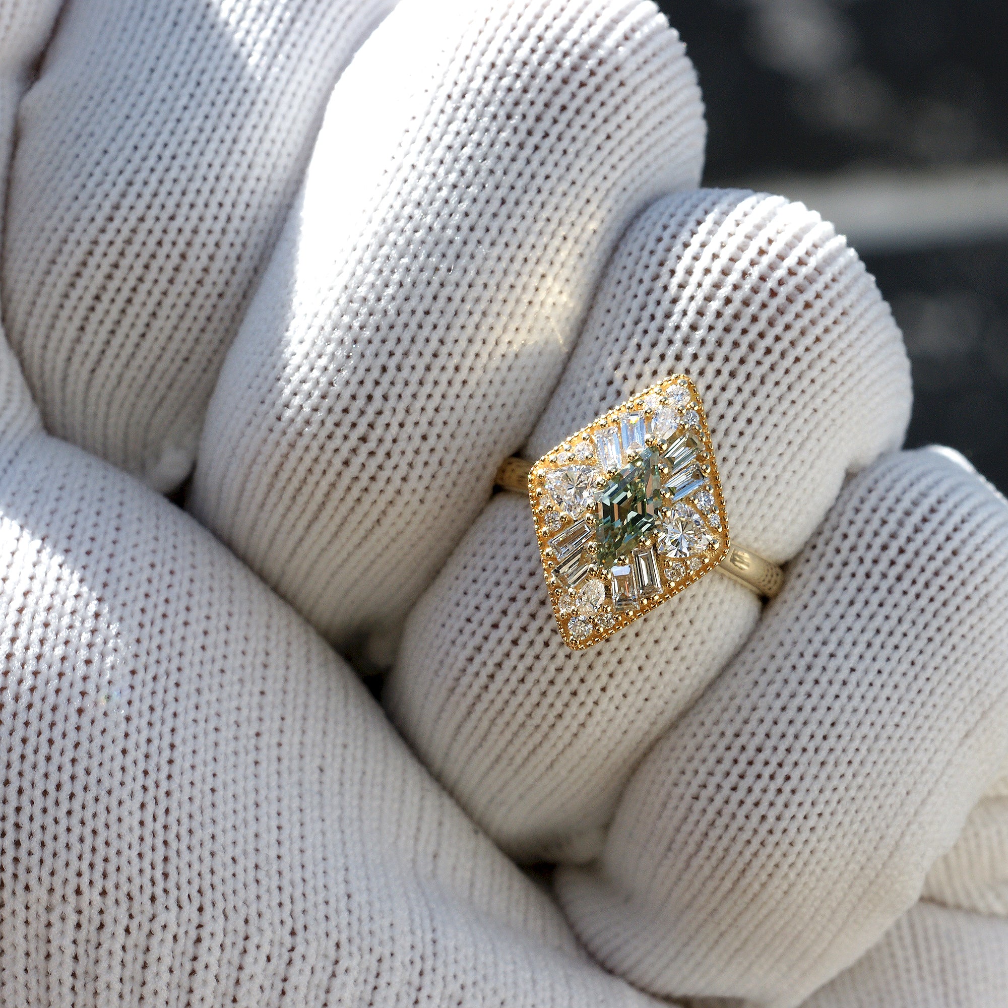 The Eloise Kite Green Sapphire Ring 18k Yellow Gold (1.44ct tw.)