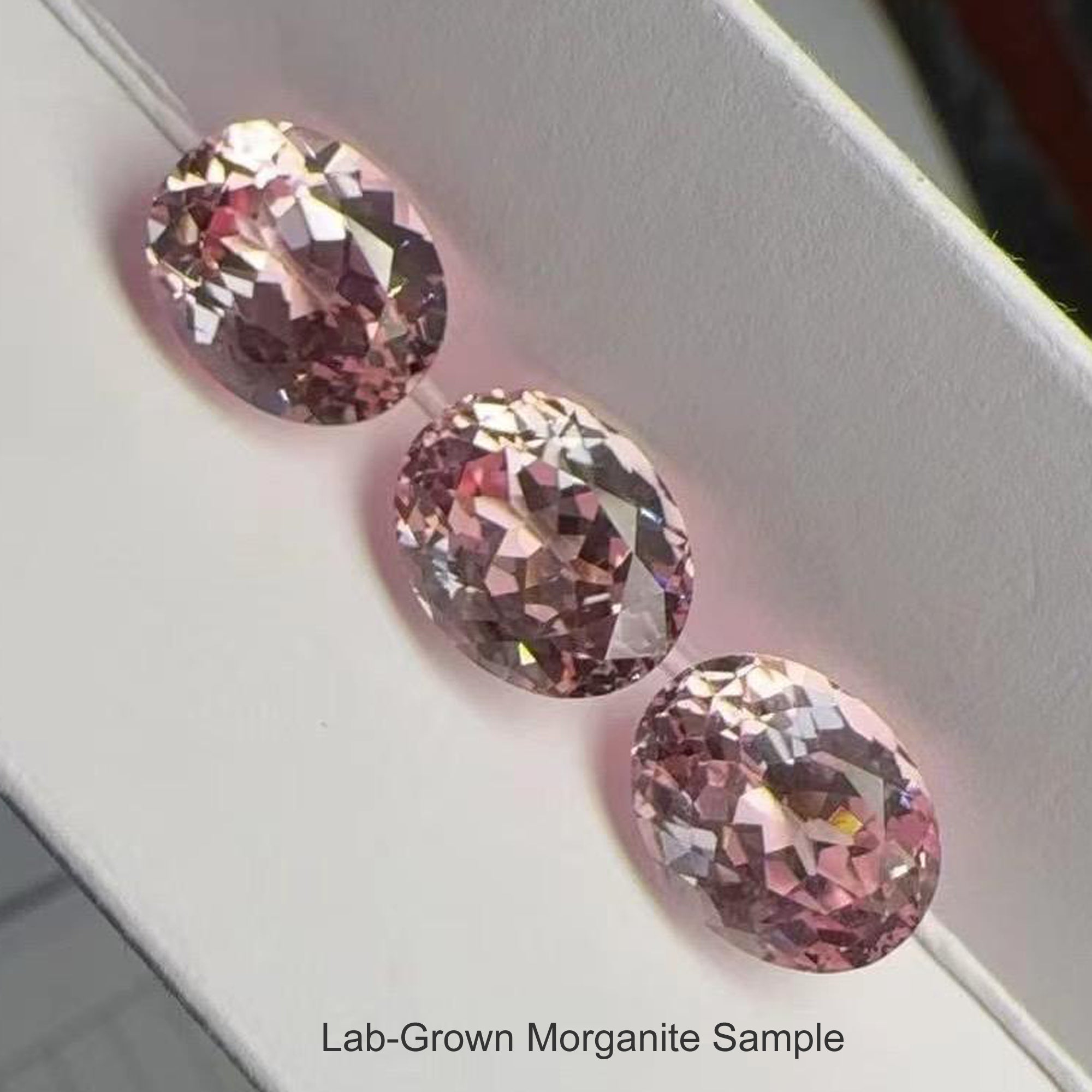 The Iris Oval Cut Morganite Ring