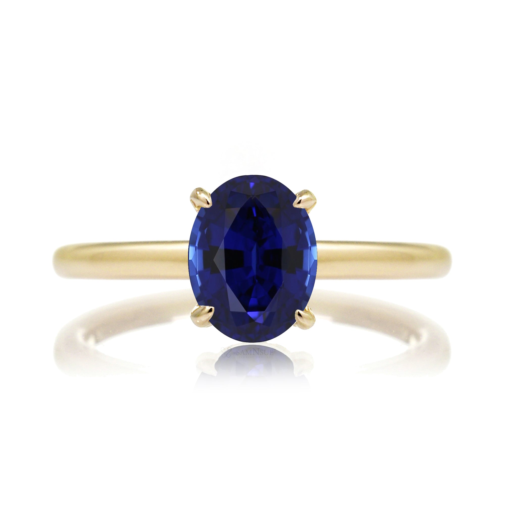 The Lucy Oval Sapphire (Lab-Grown)