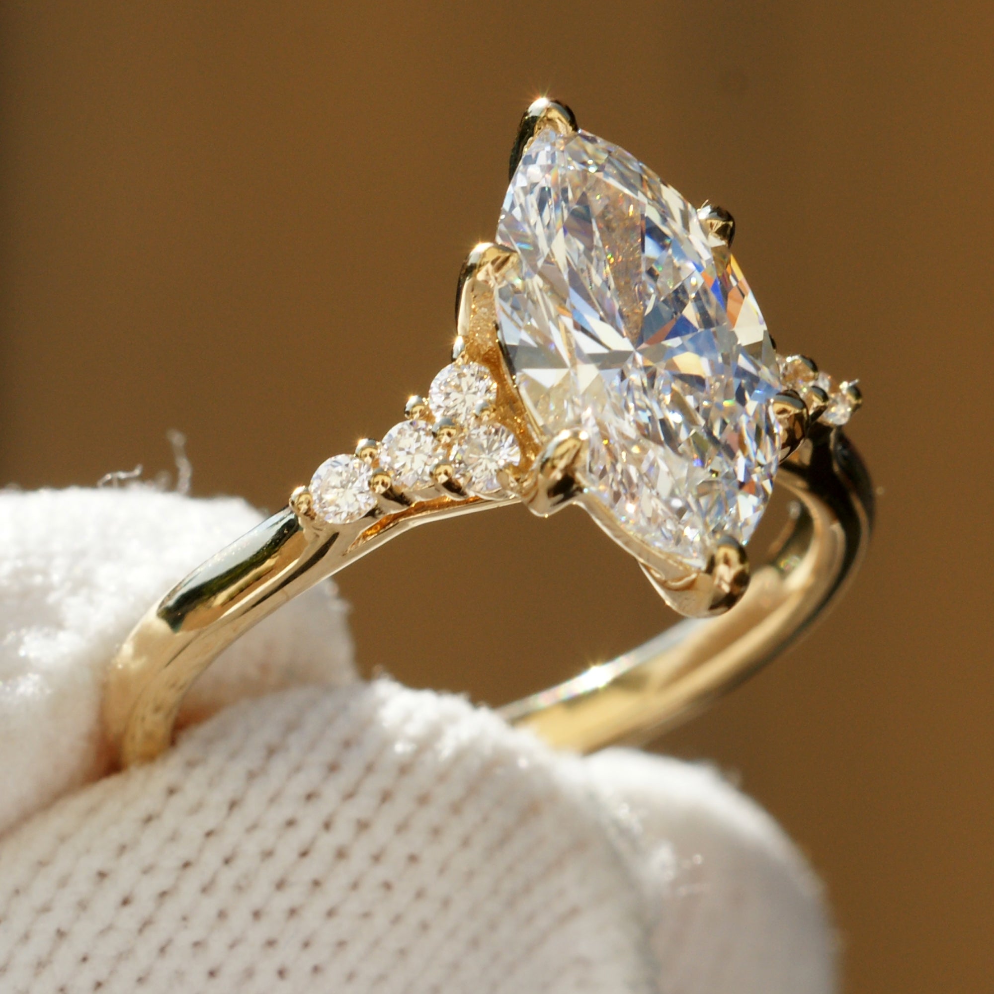 The Chloe Lab-Grown Marquise Cut Diamond Ring (2.16ct. tw.)
