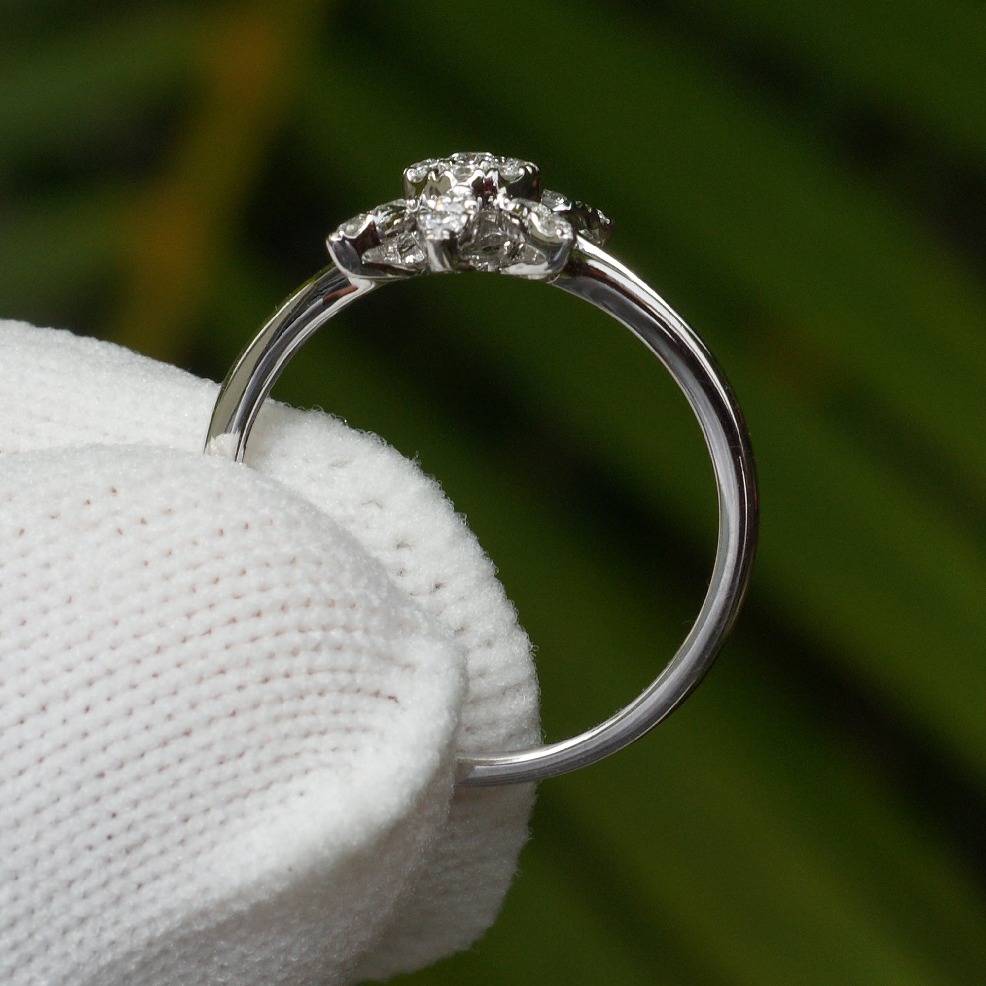The Marquise Double Bloom Diamond Ring